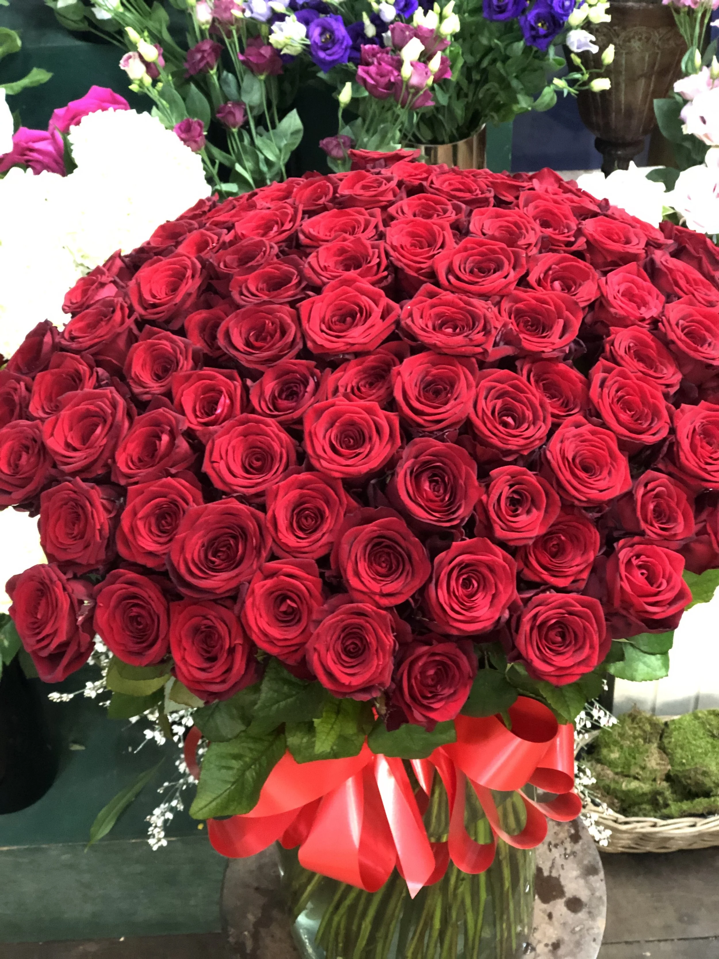 100 Roses Valentine's Bouquet
