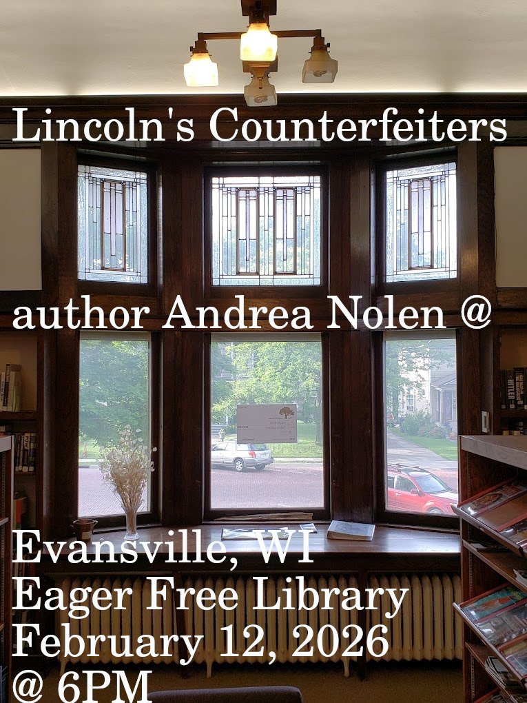 I'm in Evansville this Thursday: Eager Free Library @ 6 PM