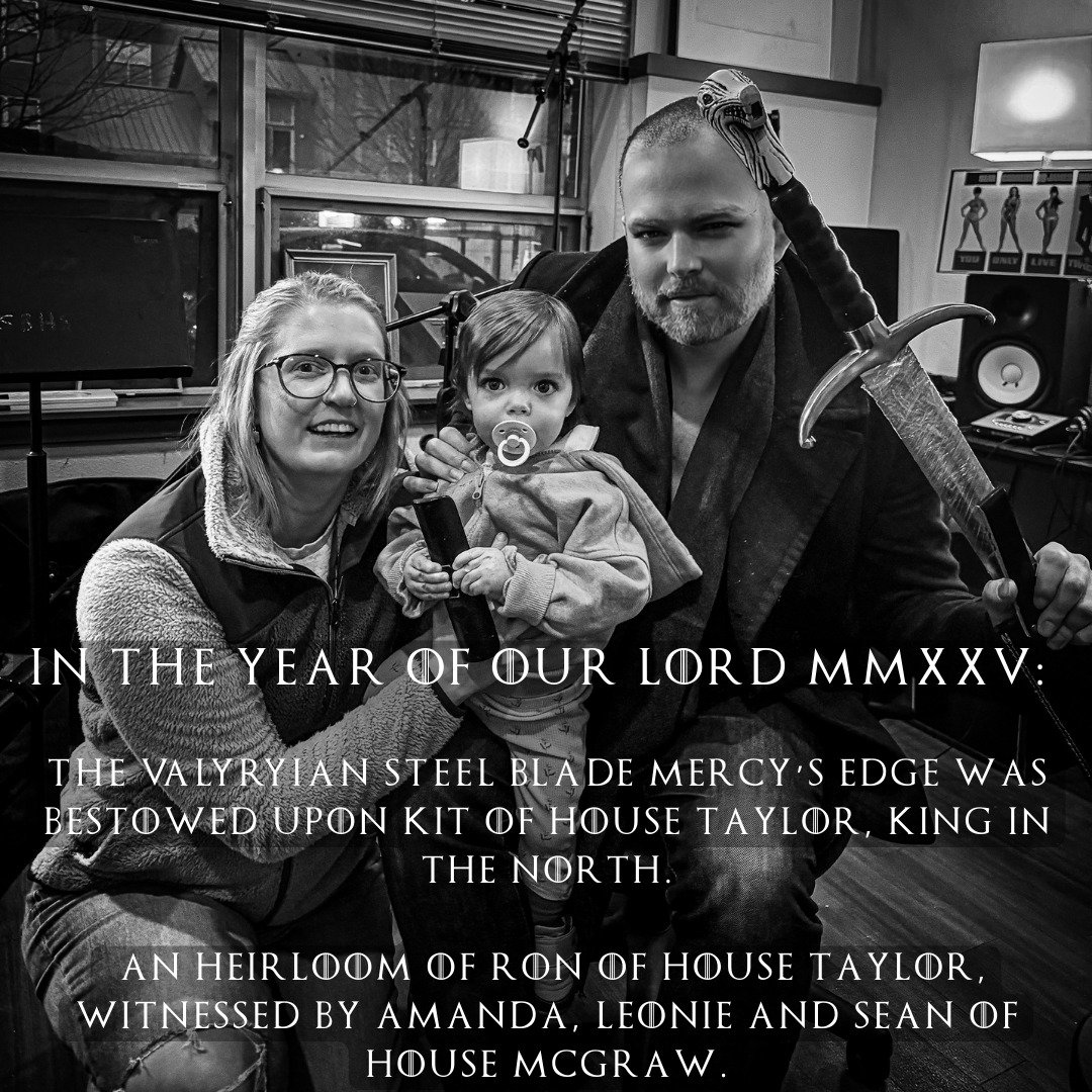 I want to thank @teacher_manda &amp; @spmcgraw for one of the most awesome gifts I've ever received. A replica of Jon Snow's Valyrian Steel sword Longclaw from the show "Game Of Thrones". Thank you for embracing my nerdiness and as an Uncle