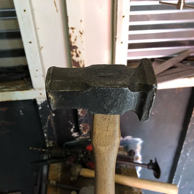 I have begun a small restoration project. I rescued this old blacksmith&rsquo;s flatter from whatever fate it would have suffered in an antique store. It bears many sings of abuse. Perhaps the person who clearly used it as a hammer was at one time th
