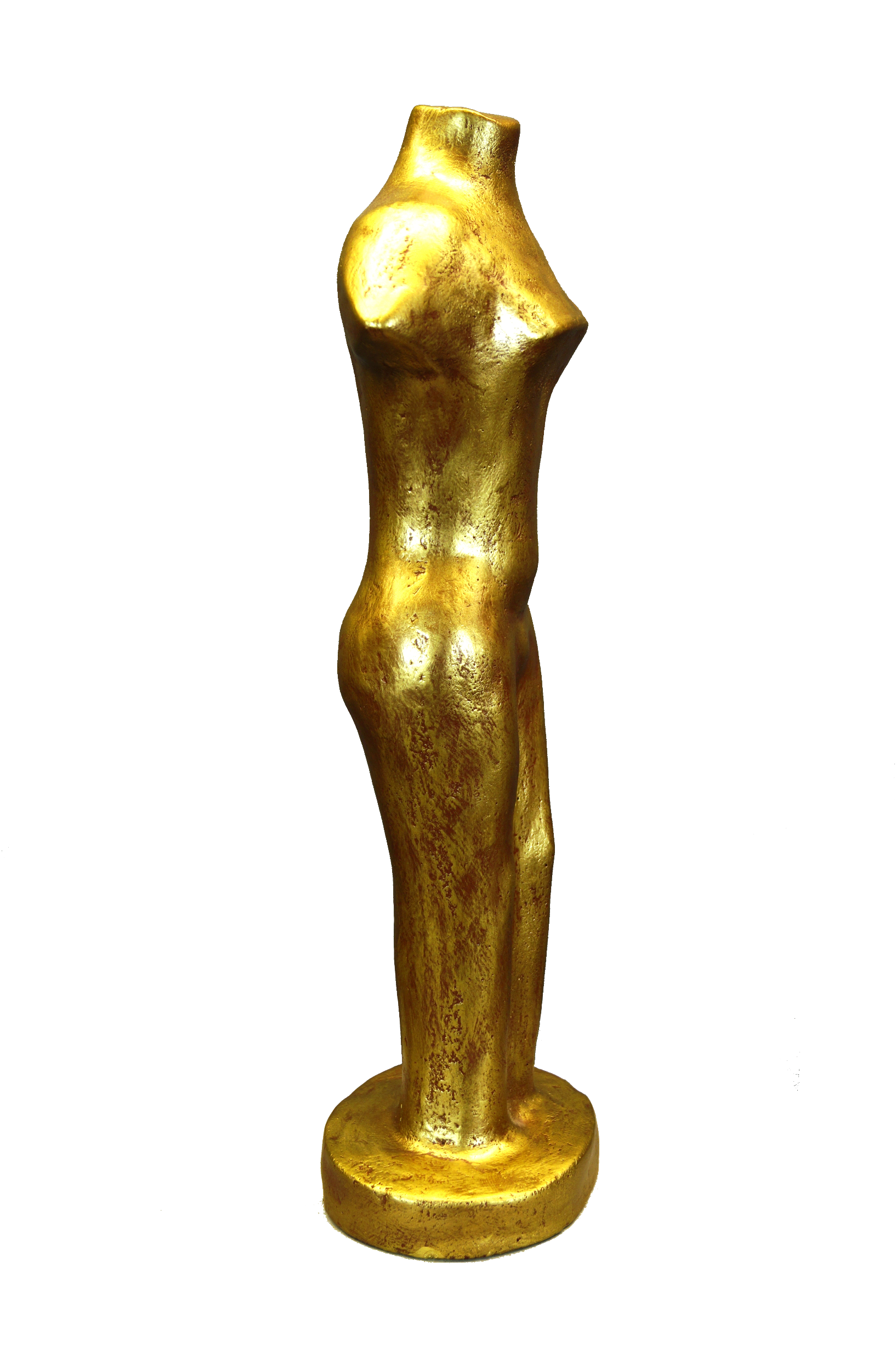 Skulptur Betonguß Torso Frau Rundlich Ansicht 06