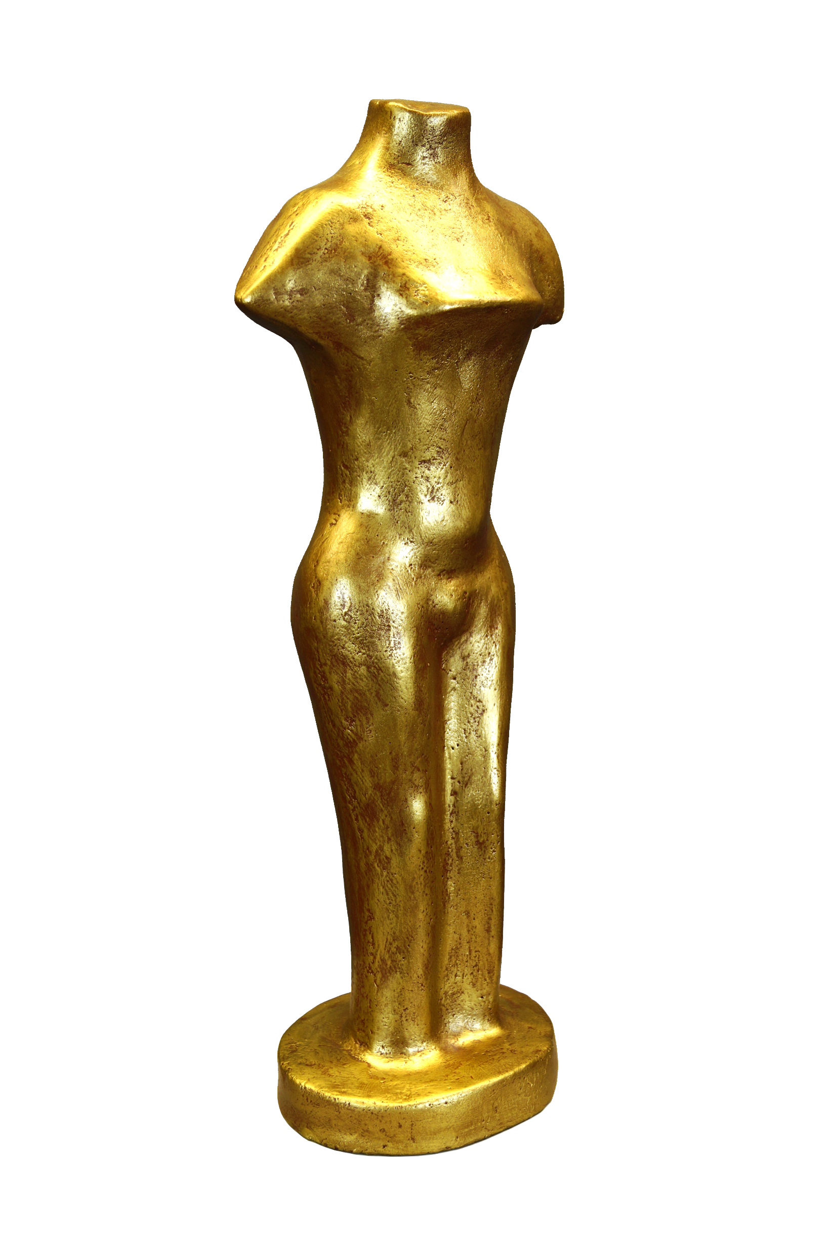 Skulptur Betonguß Torso Frau Rundlich Ansicht 07