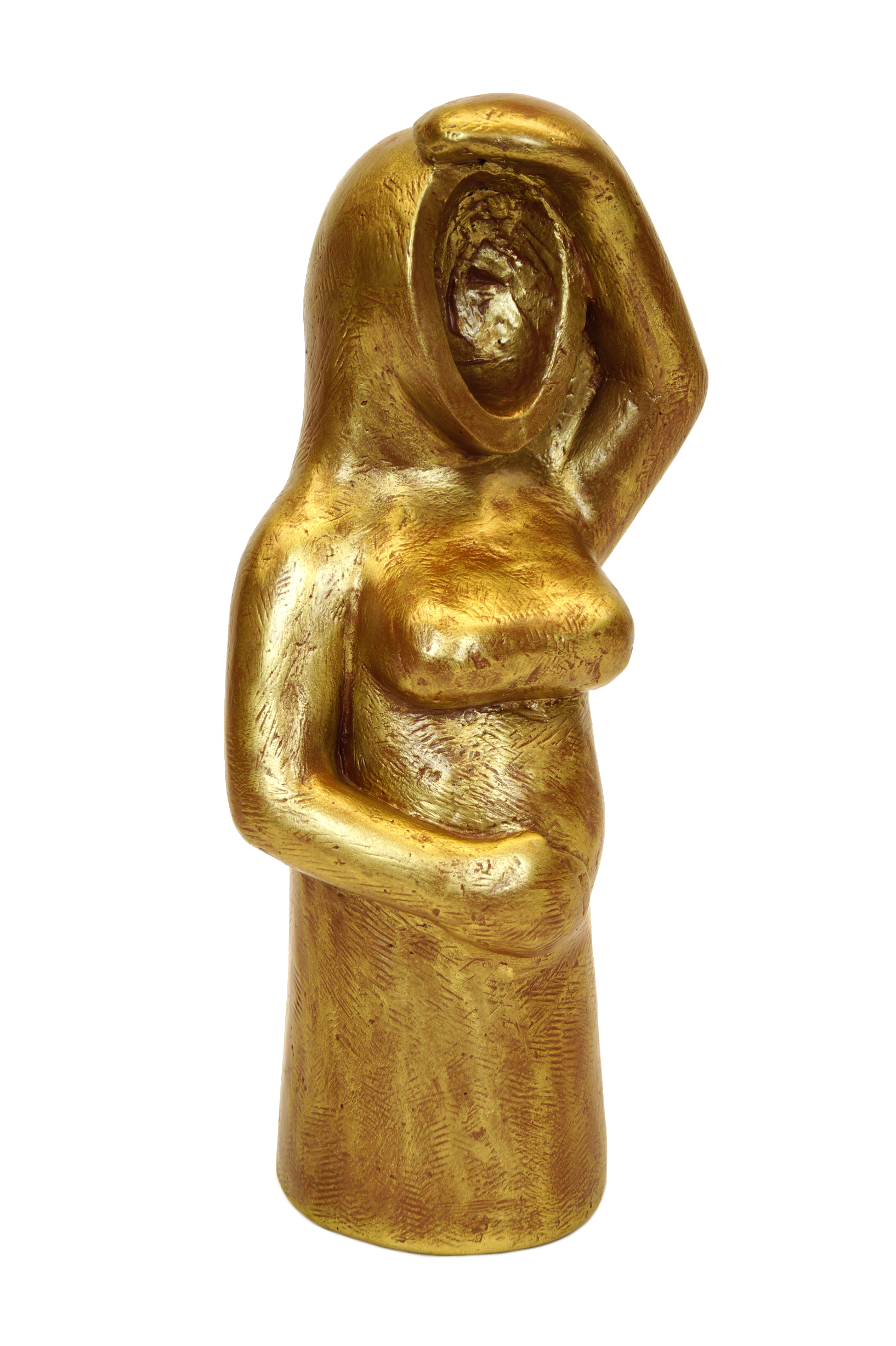 Skulptur Gipsmodell Suchende und Werdende Ansicht 02