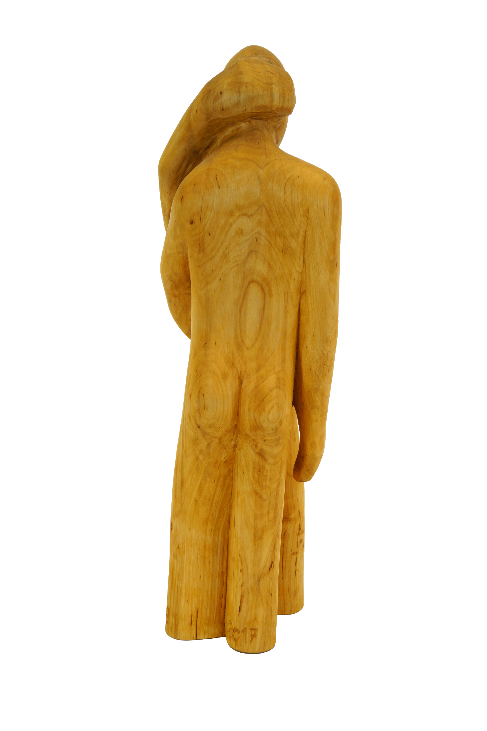 Skulptur Holz Verlangen Ansicht 08