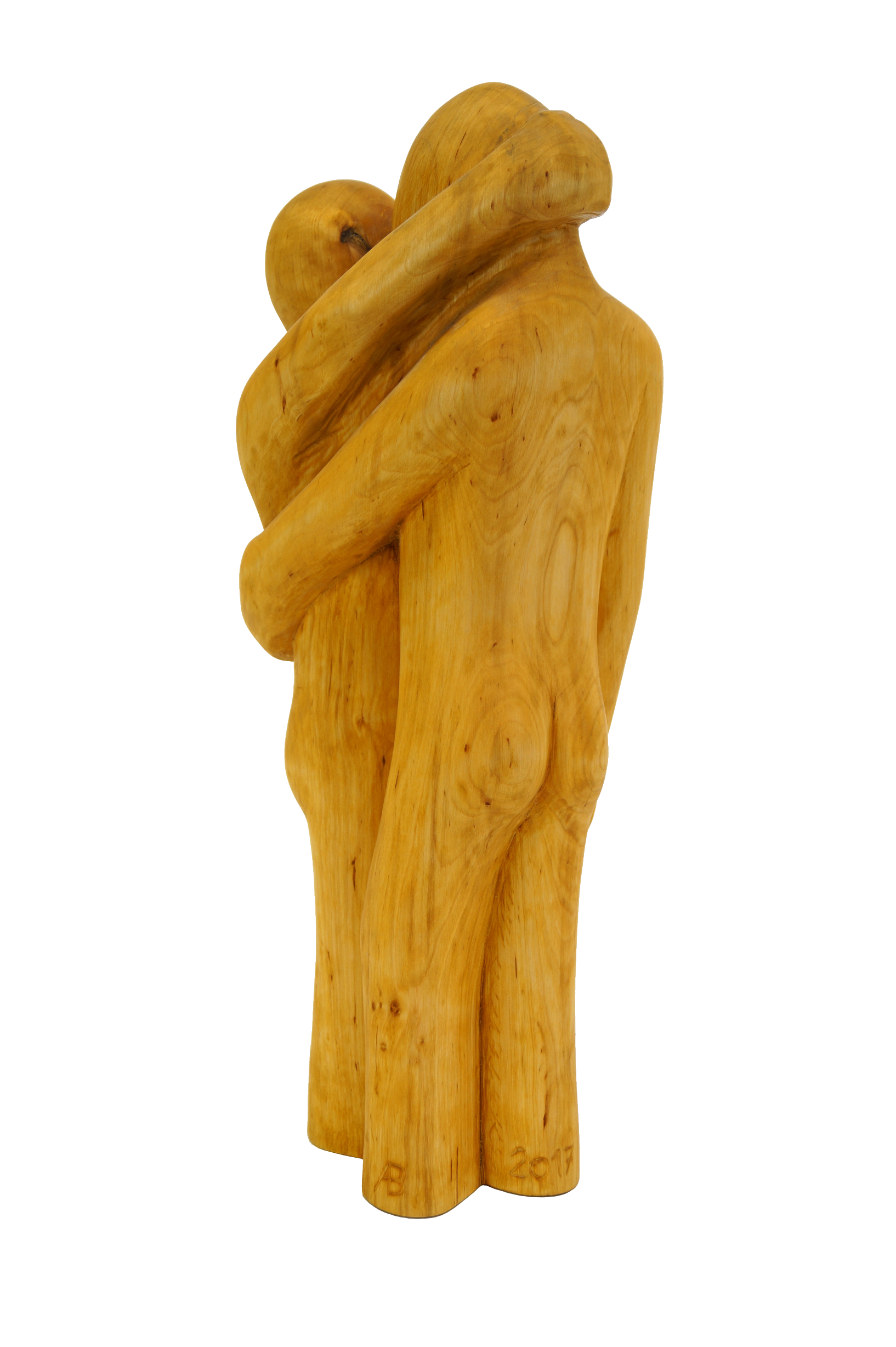 Skulptur Holz Verlangen Ansicht 07