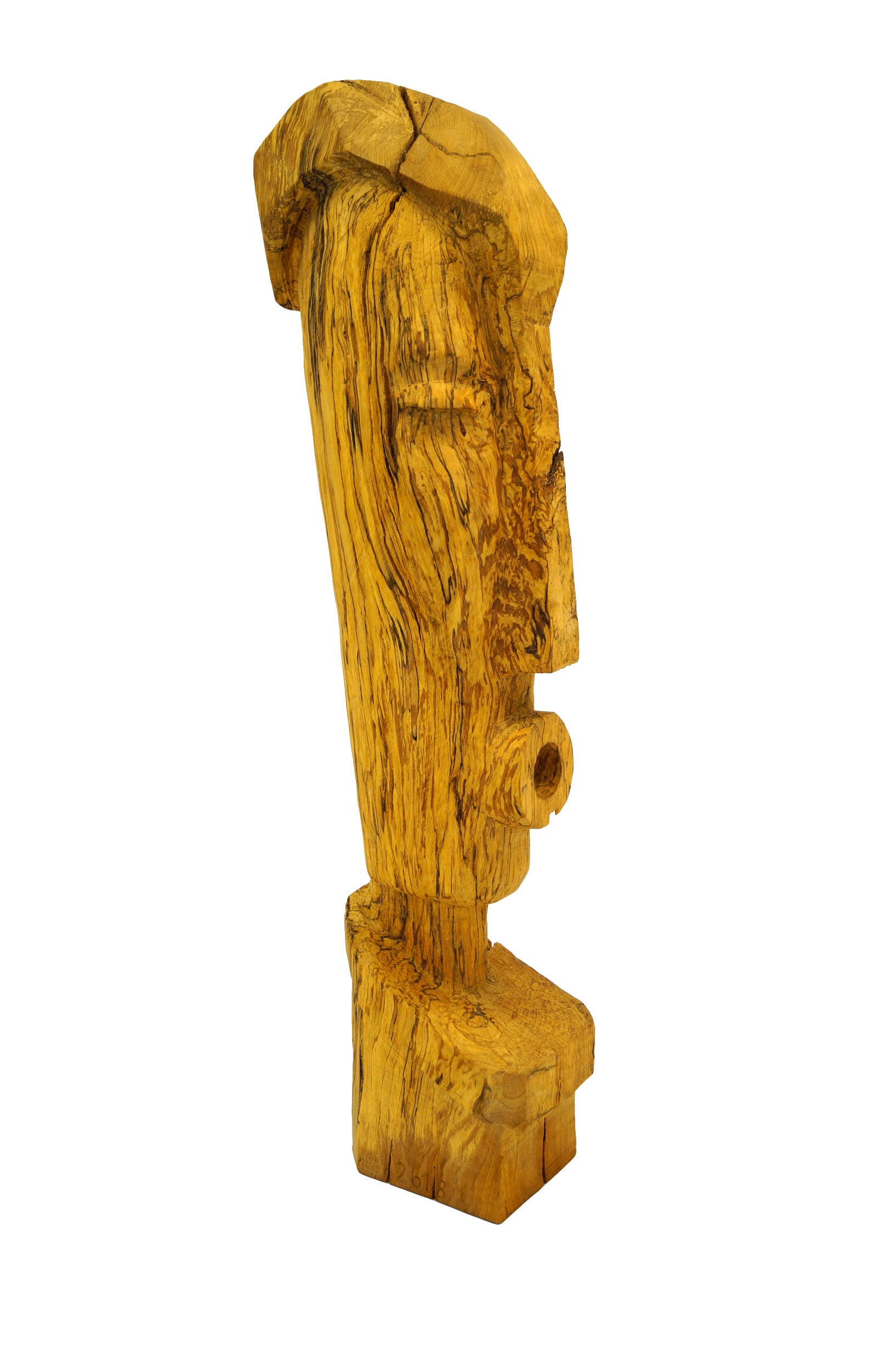 Skulptur Holz Rufer Ansicht 04