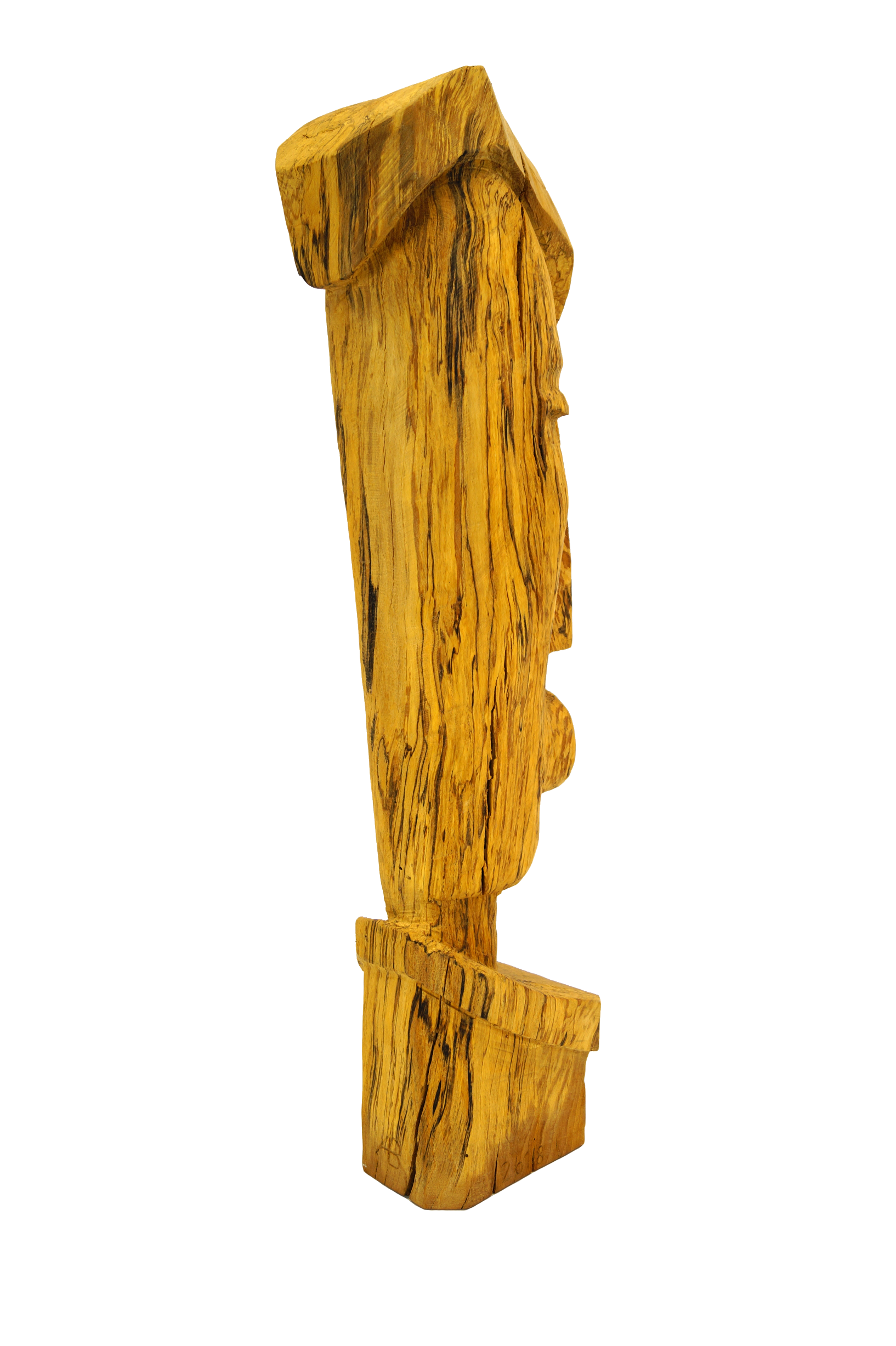 Skulptur Holz Rufer Ansicht 06