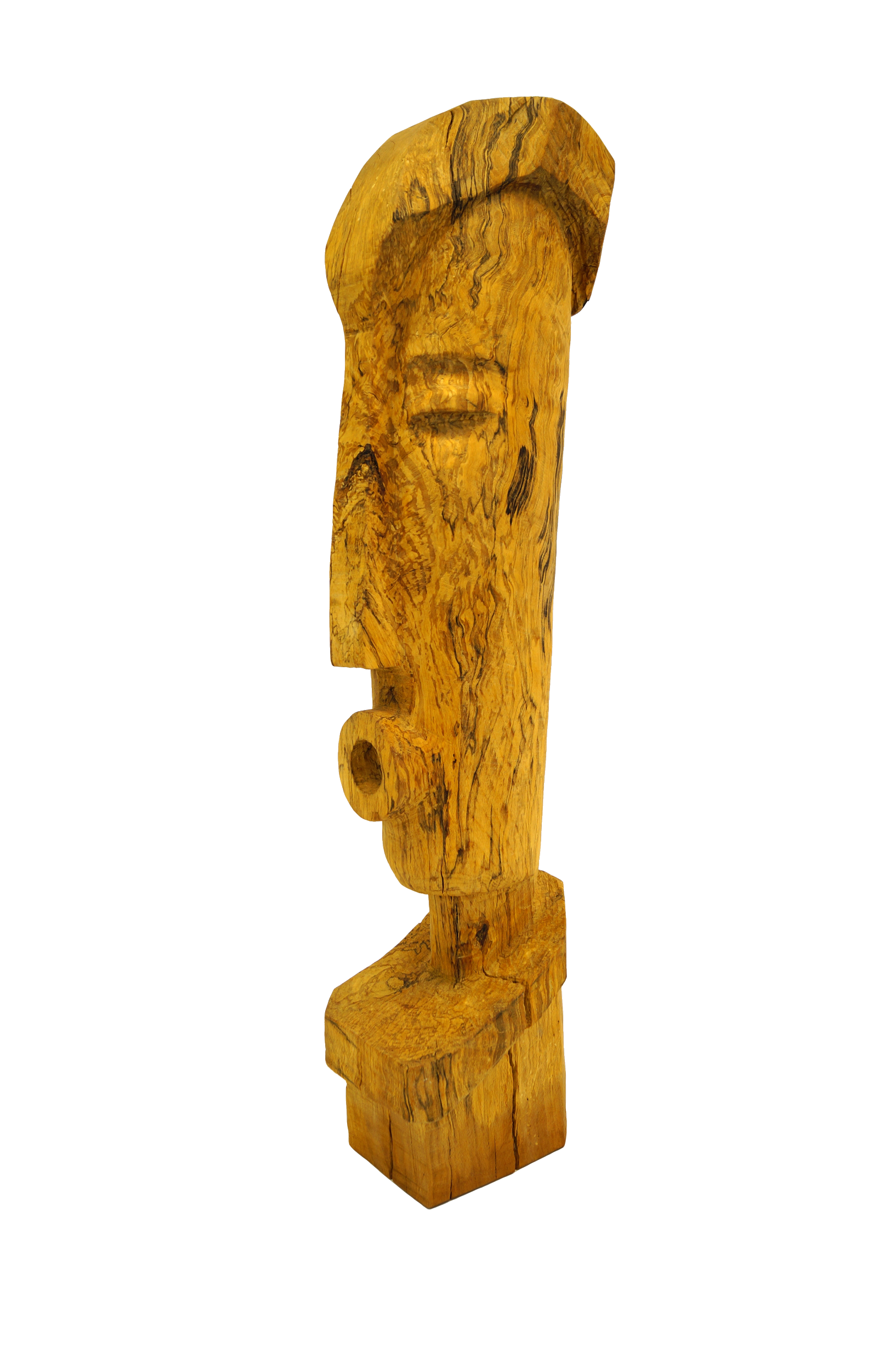 Skulptur Holz Rufer Ansicht 10