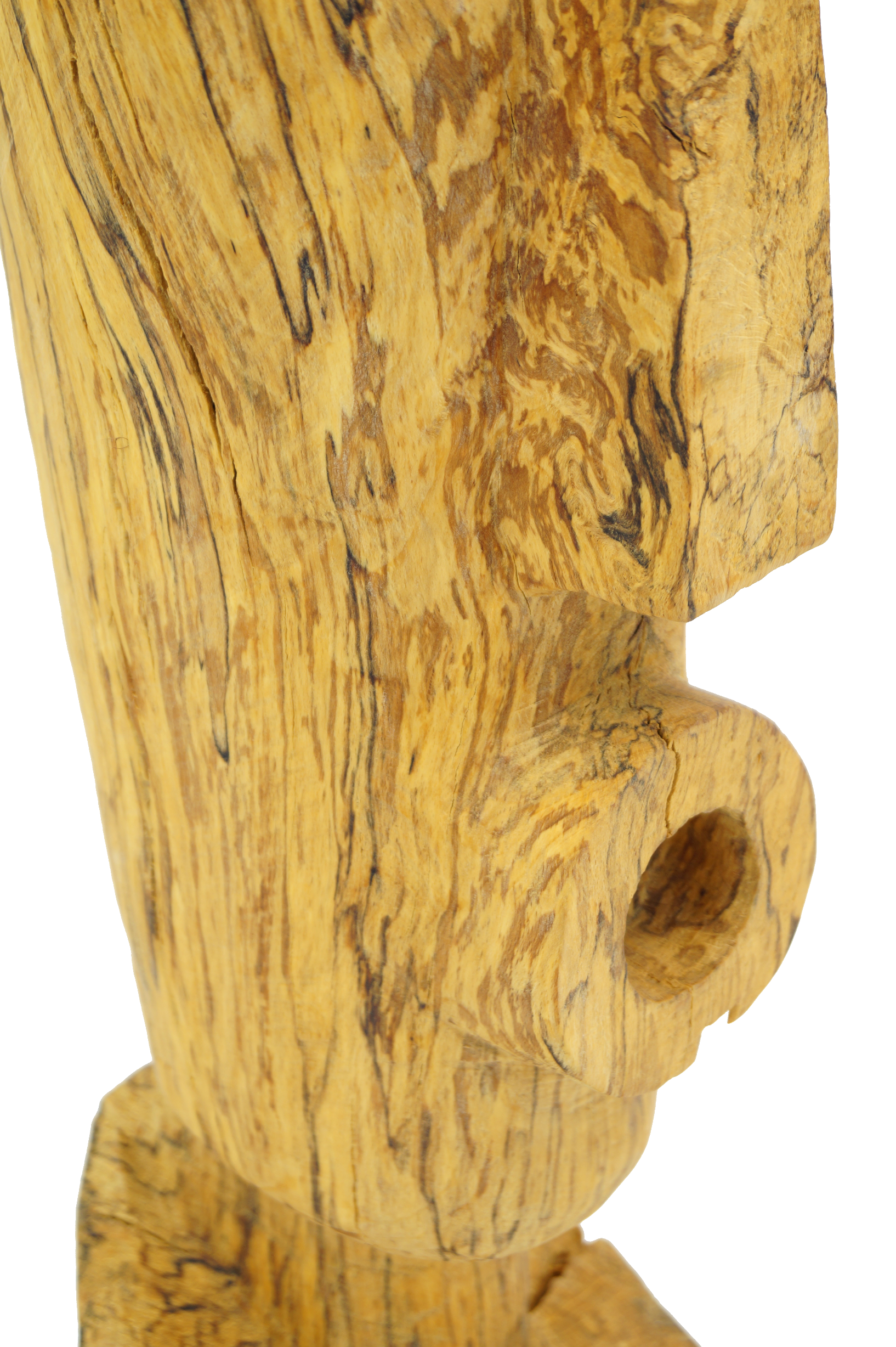 Skulptur Holz Rufer Ansicht 15