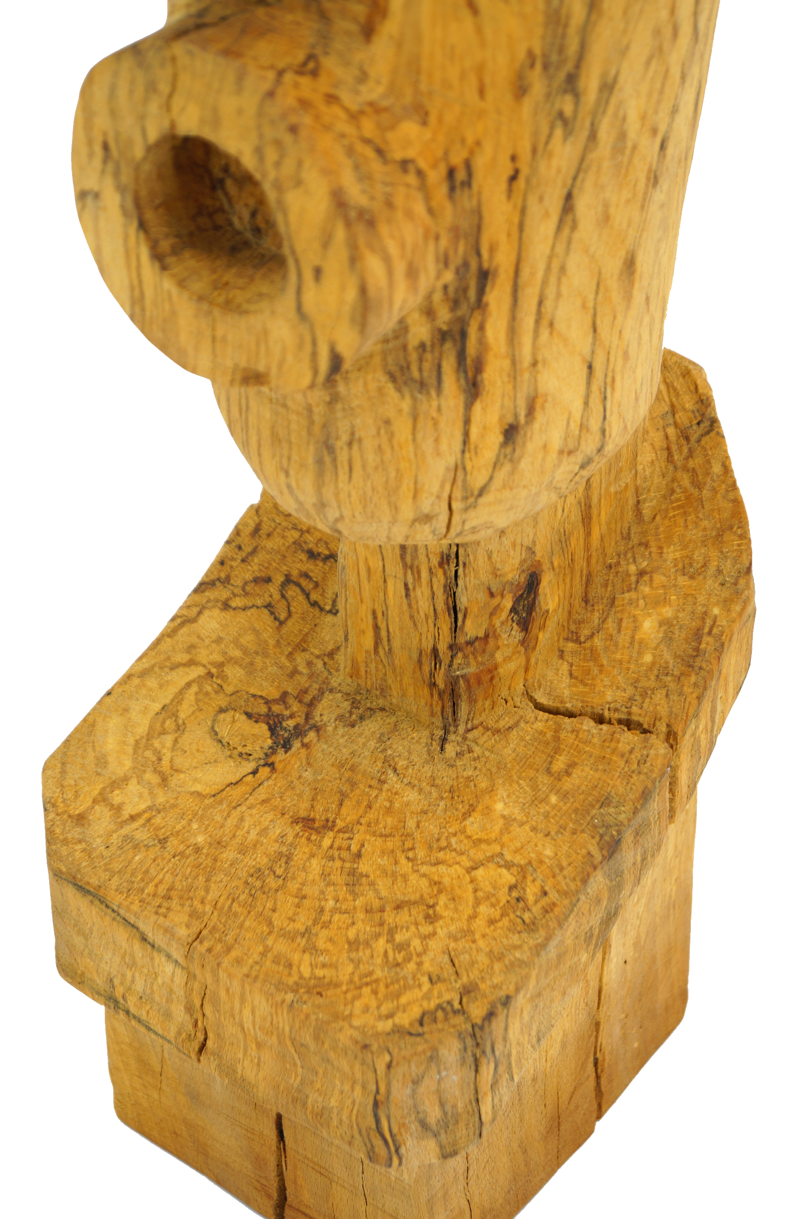 Skulptur Holz Rufer Ansicht 16