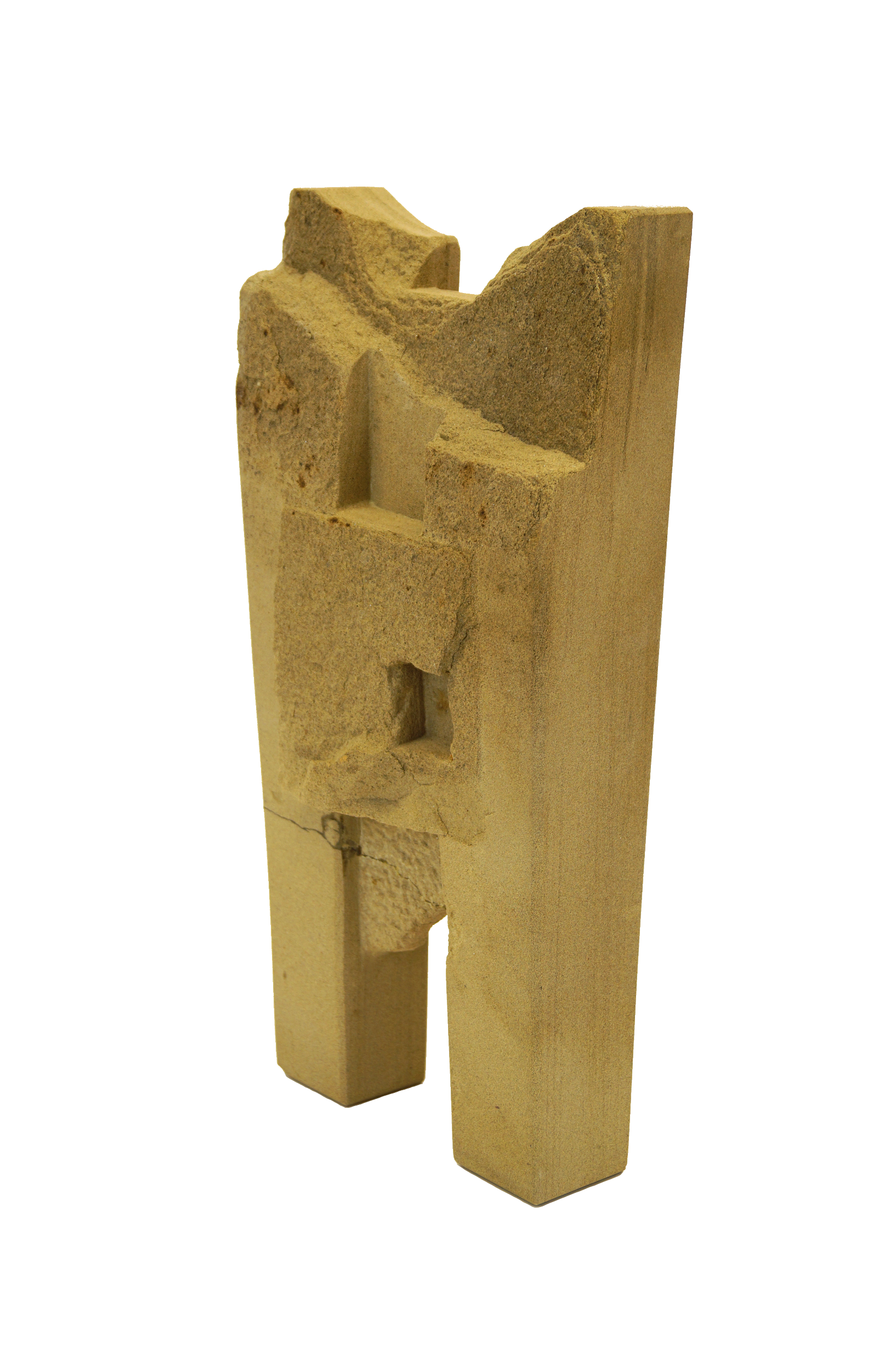 Skulptur Stein Neuanfang Ansicht 01