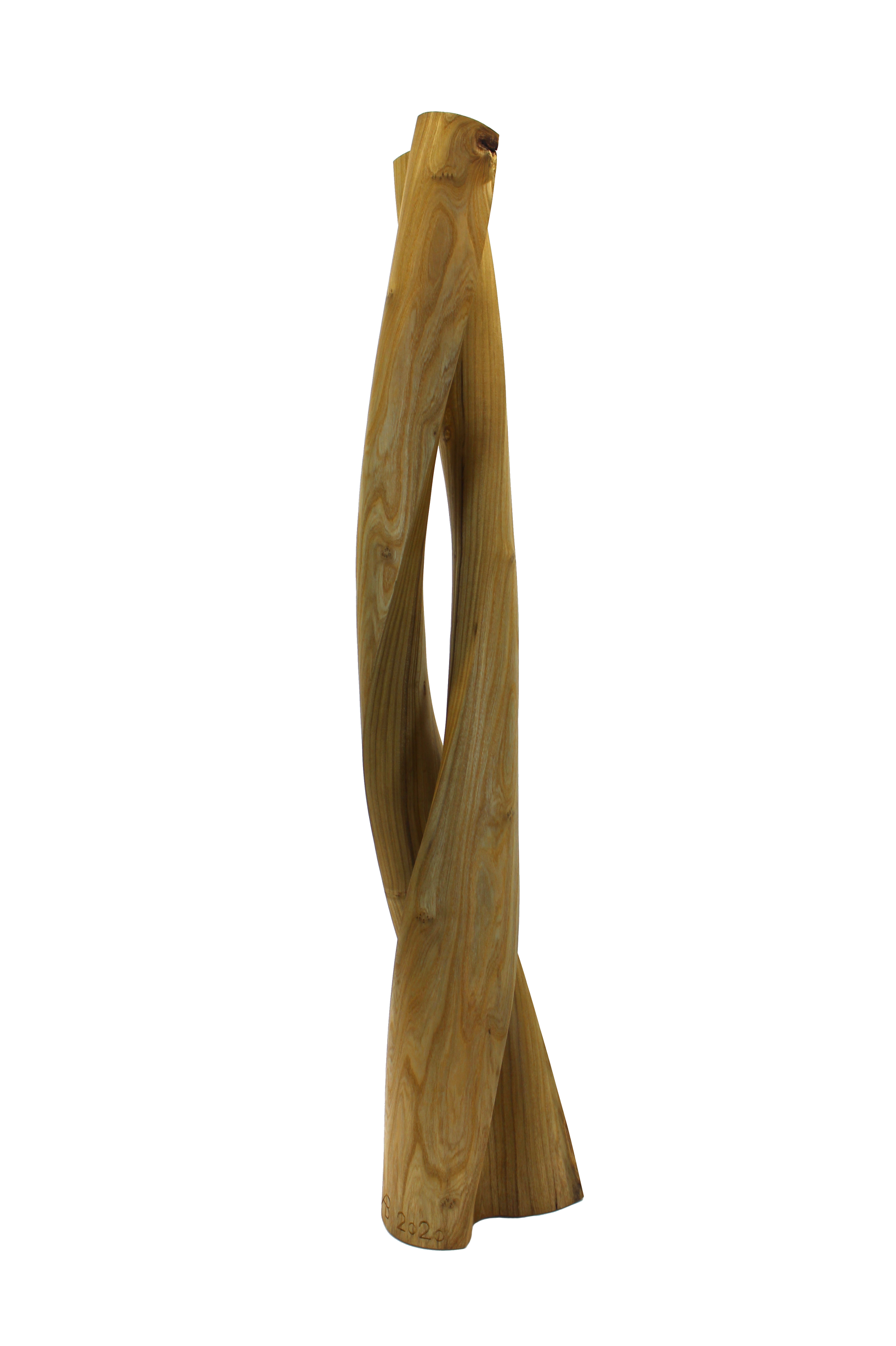 Skulptur Holz Windung Ansicht 04