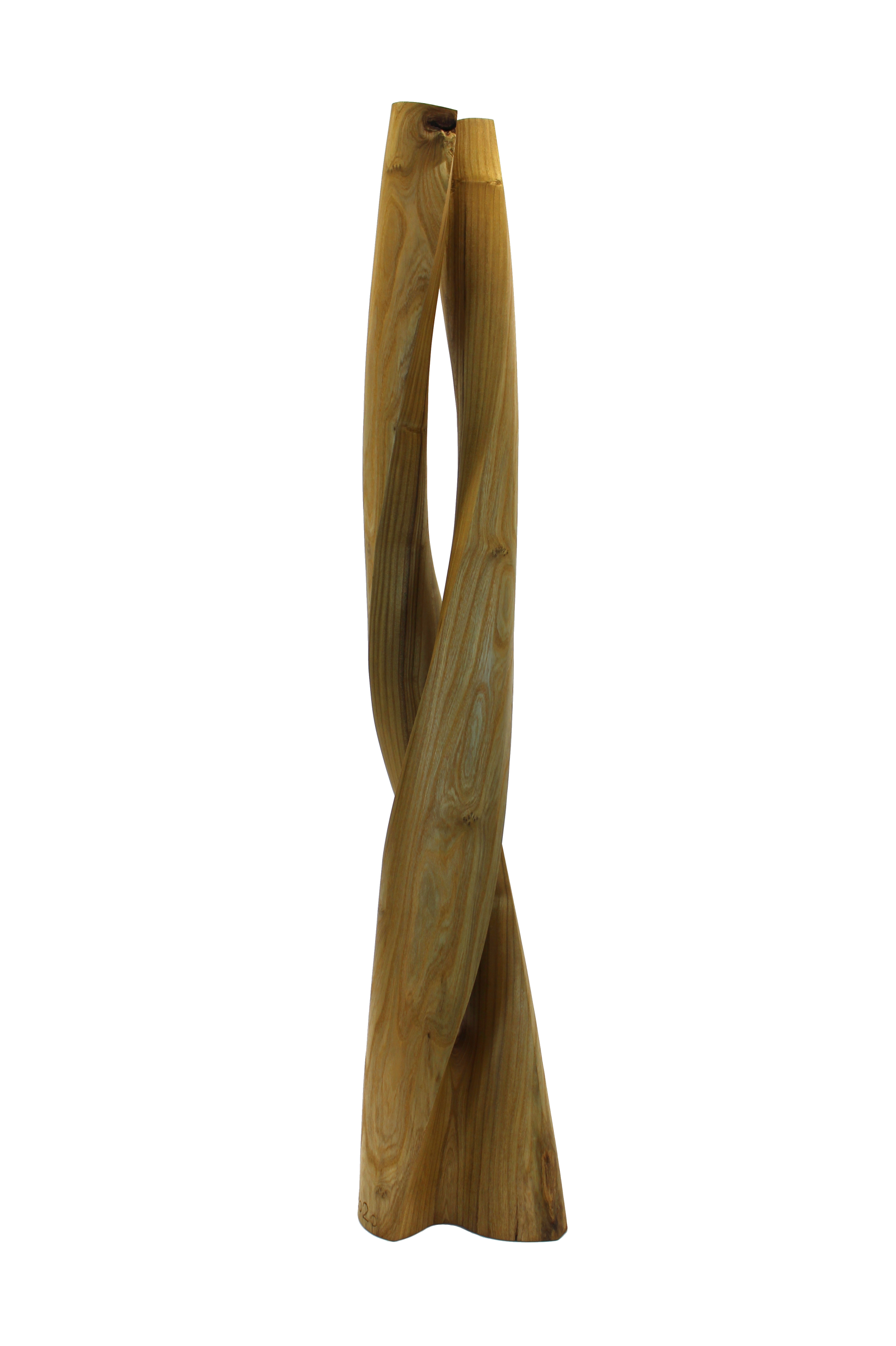 Skulptur Holz Windung Ansicht 05