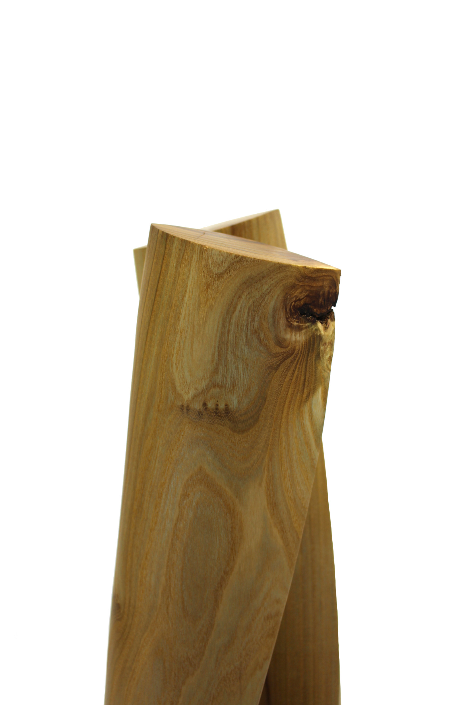 Skulptur Holz Windung Ansicht 14