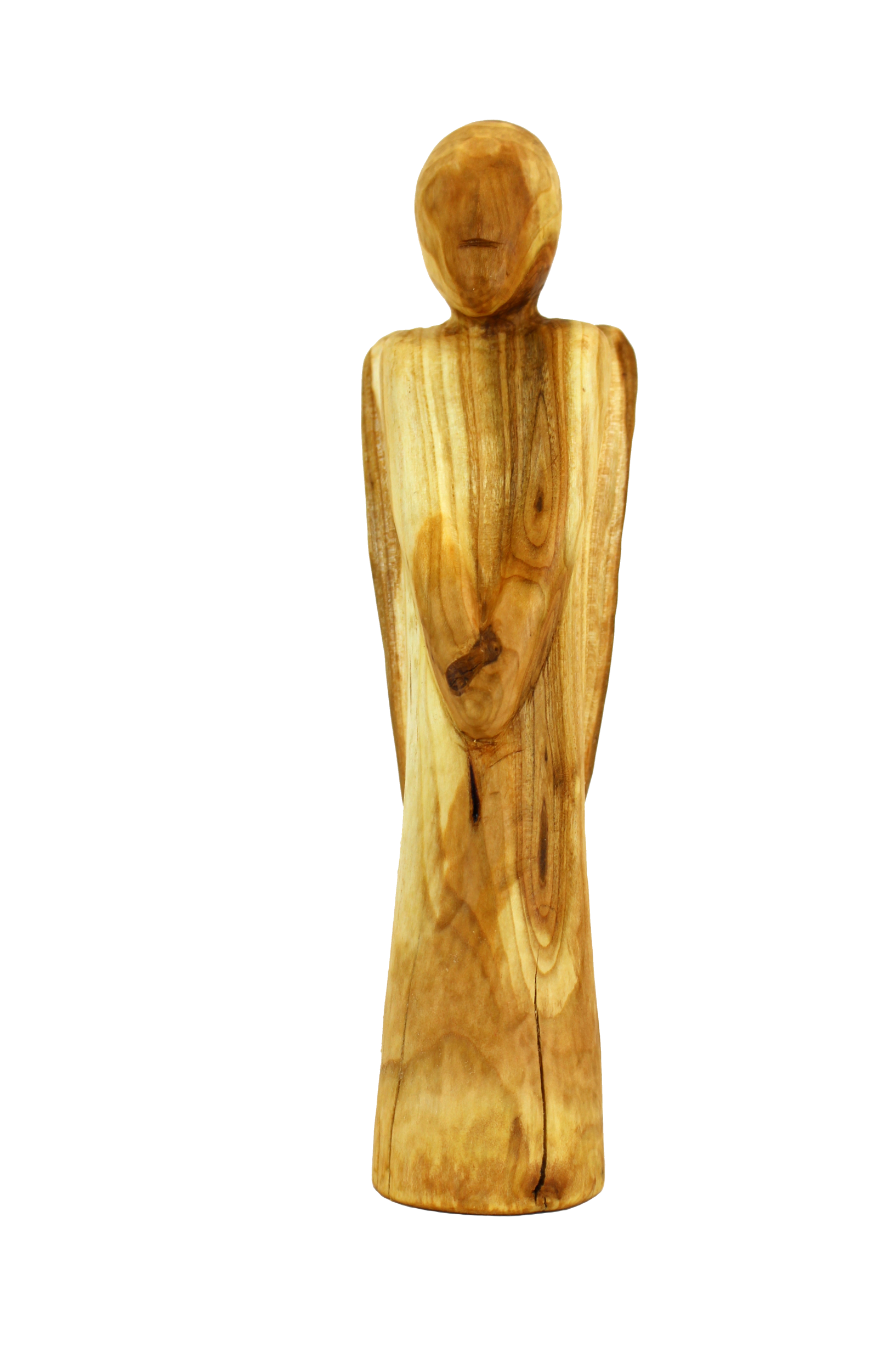 Skulptur Holz Engel klein Ansicht 02