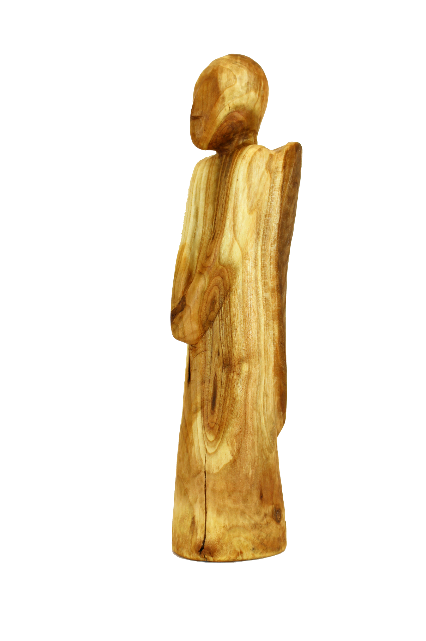 Skulptur Holz Engel klein Ansicht 01