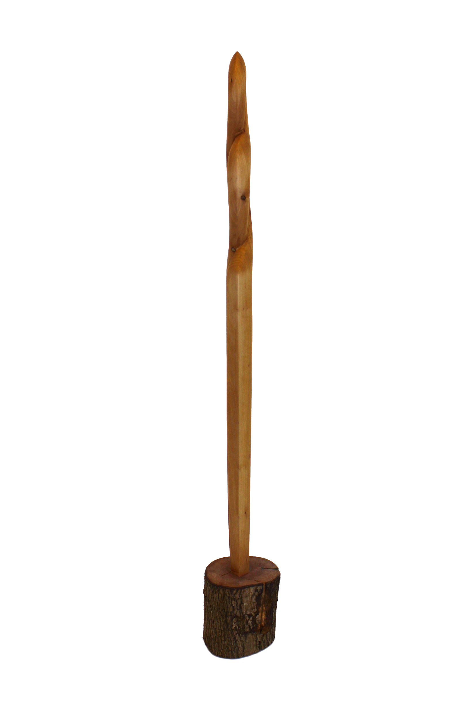 Skulptur Holz Verschlungene Frau 03