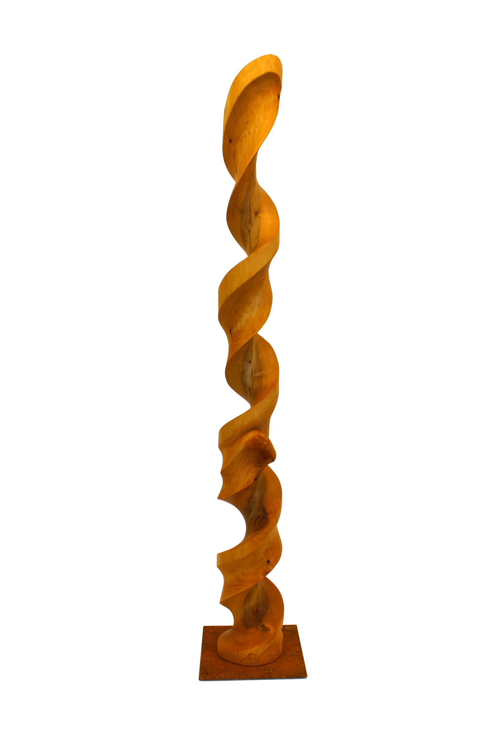 Skulptur Holz Spirale 01