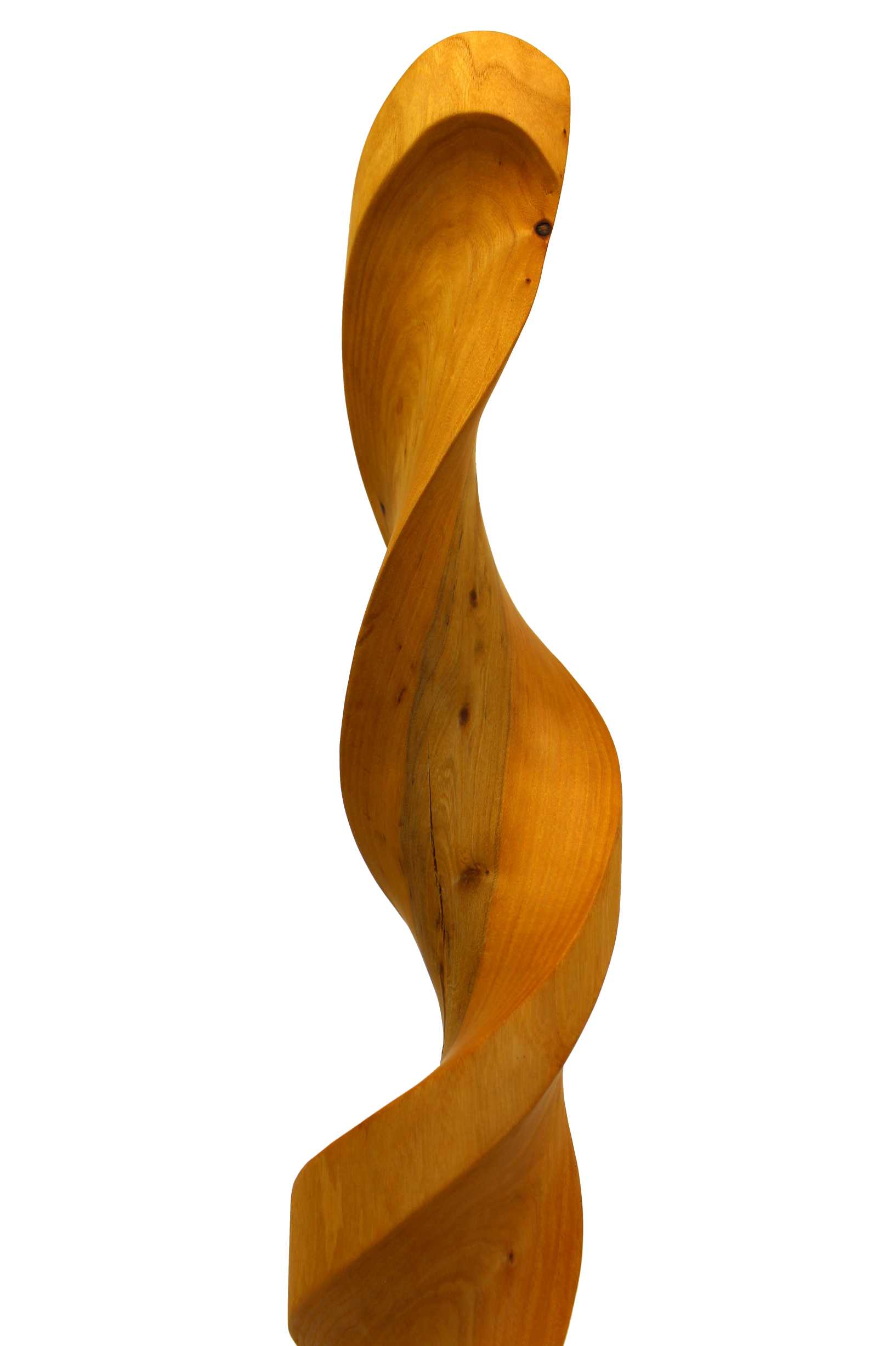 Skulptur Holz Spirale 02