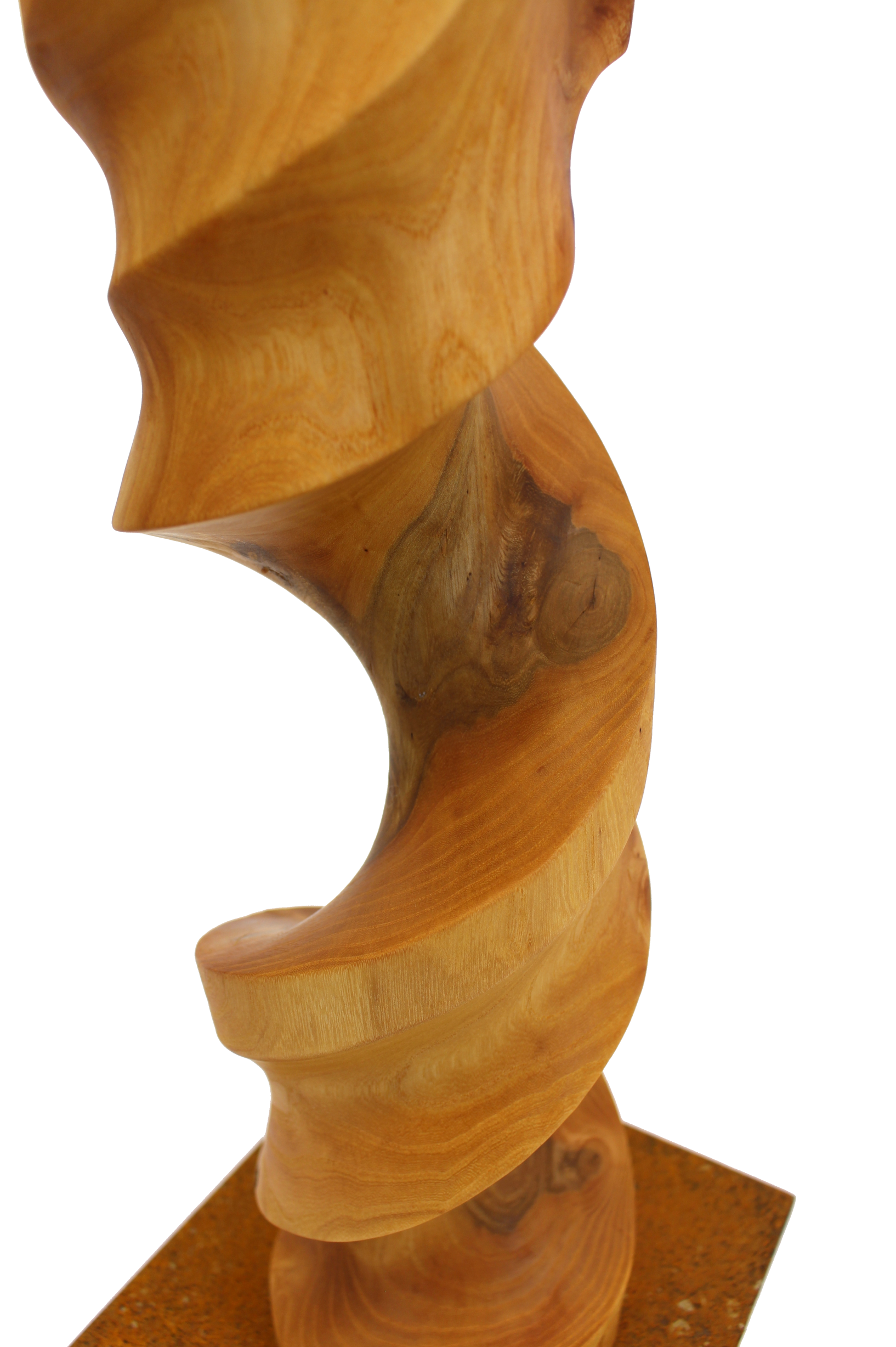 Skulptur Holz Spirale 03