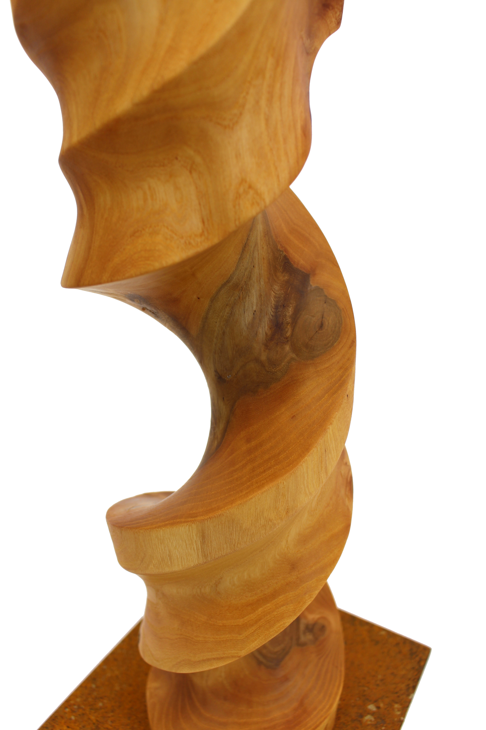 Skulptur Holz Spirale 03