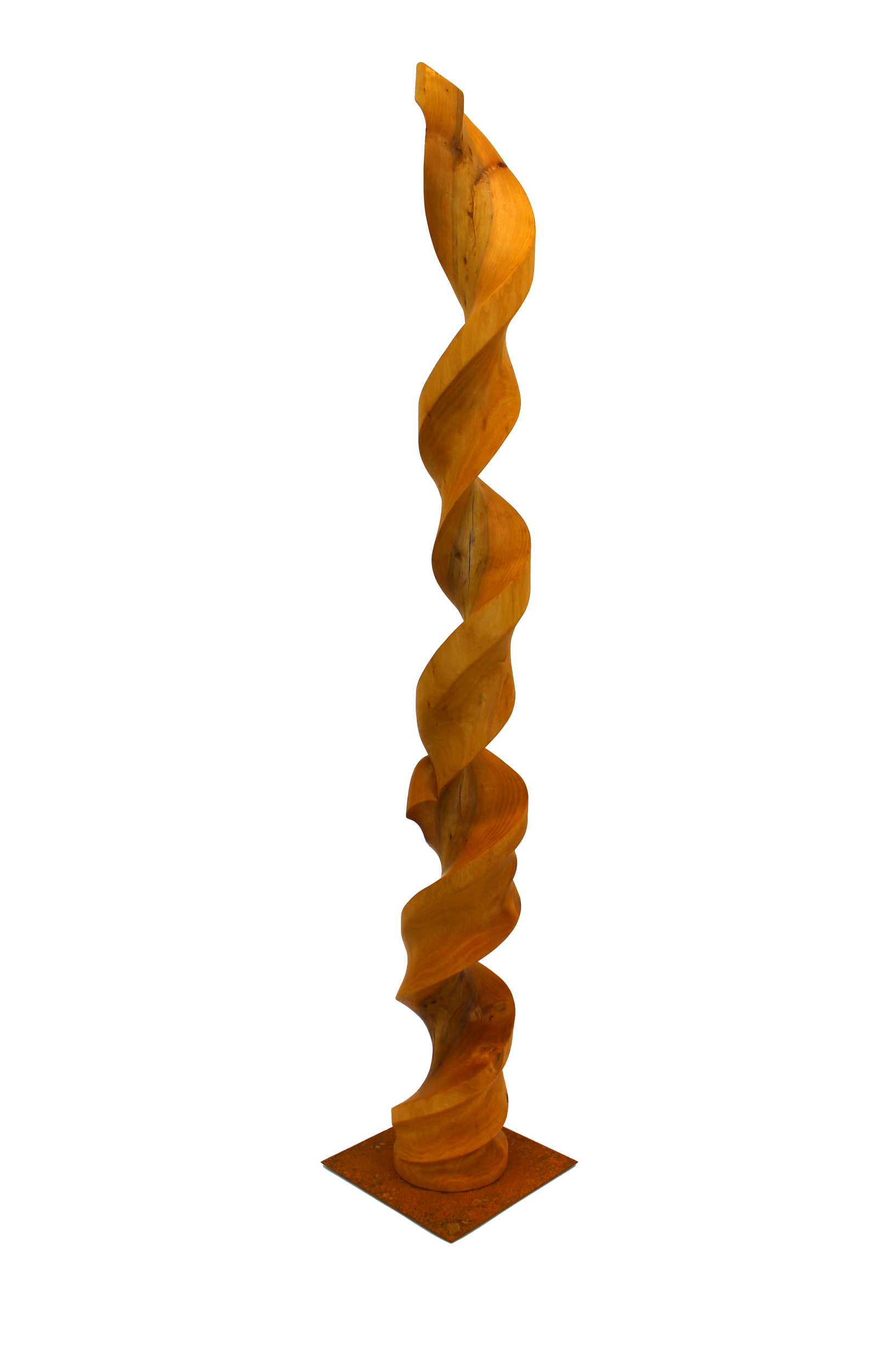 Skulptur Holz Spirale 04