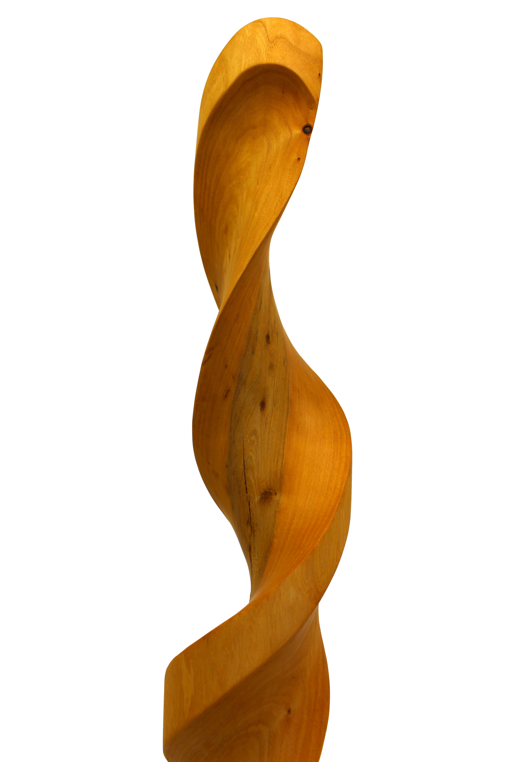 Skulptur Holz Spirale 14
