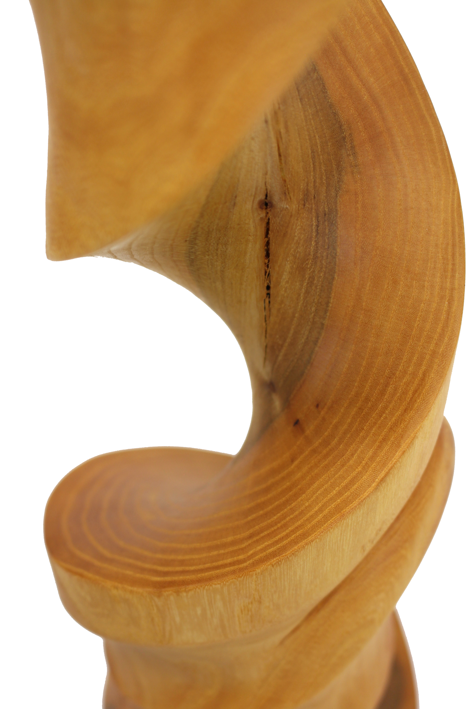 Skulptur Holz Spirale 13