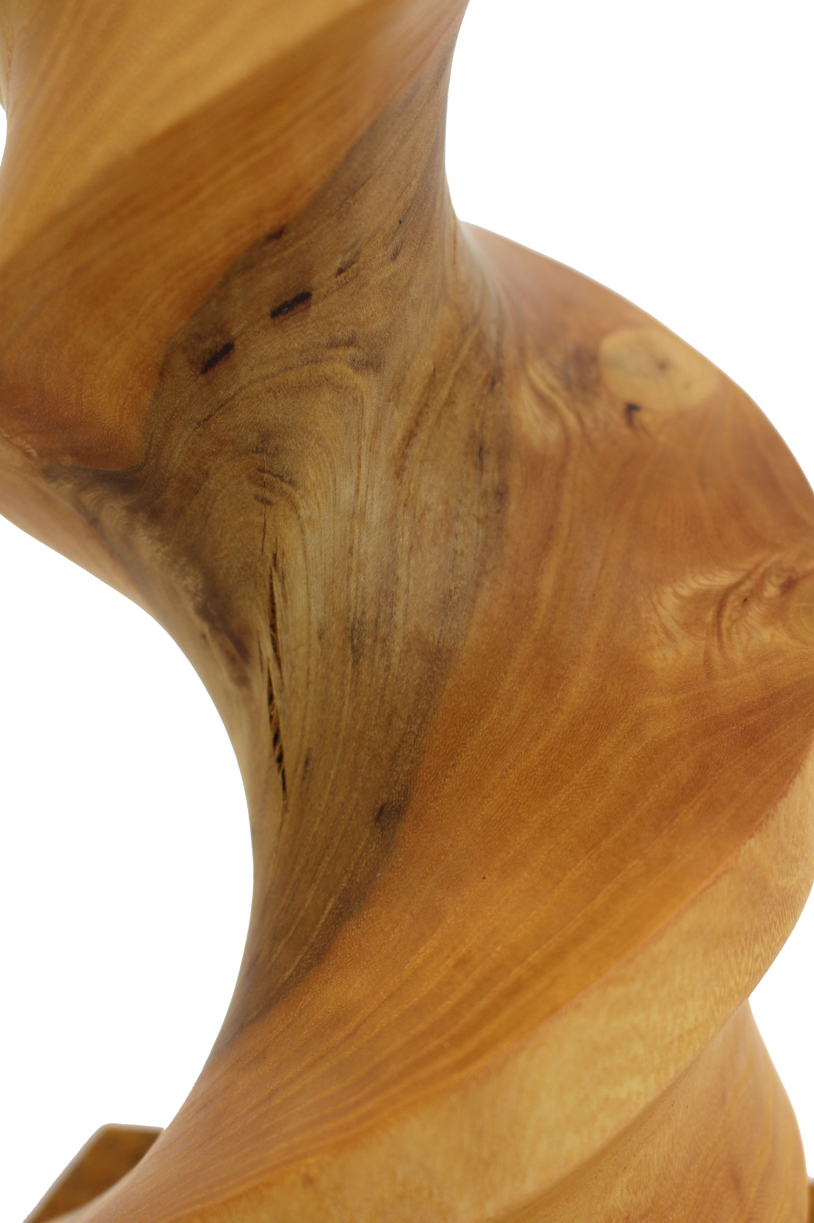 Skulptur Holz Spirale 15