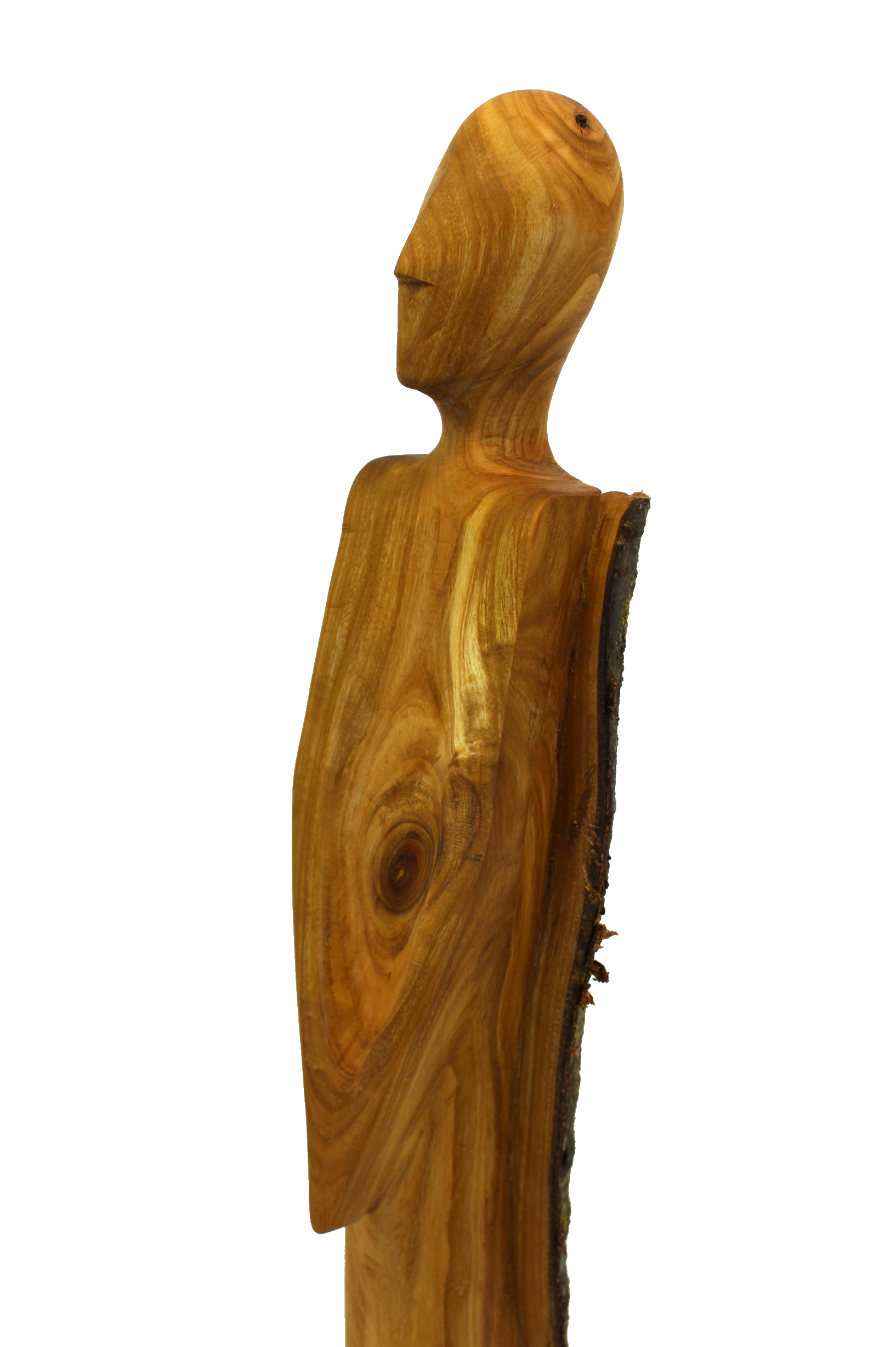 Skulptur Holz Engel II Ansicht 01