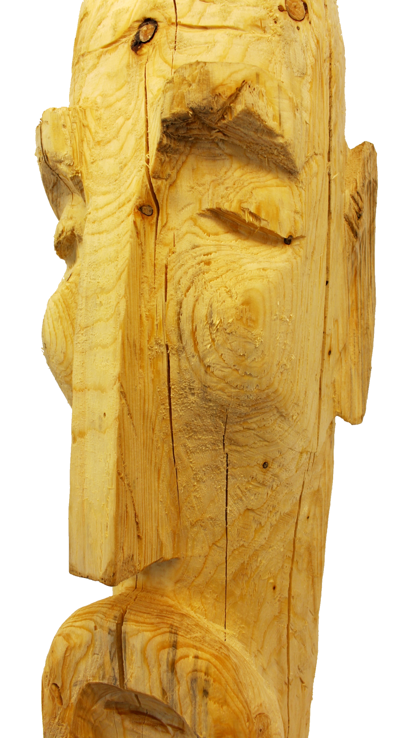Skulptur Holz Fichte Gelehrter Ansicht 10