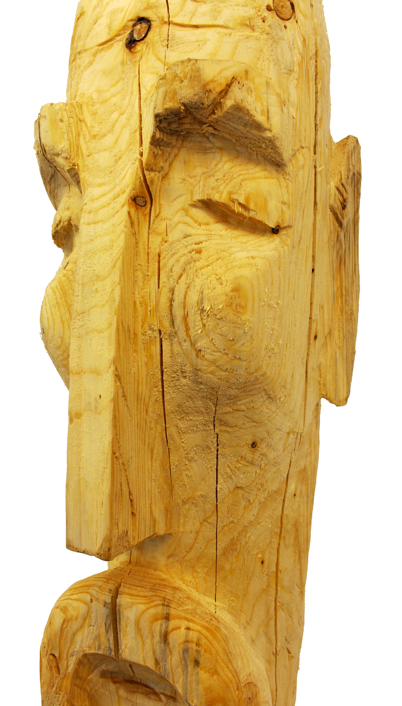 Skulptur Holz Gelehrter Ansicht 03