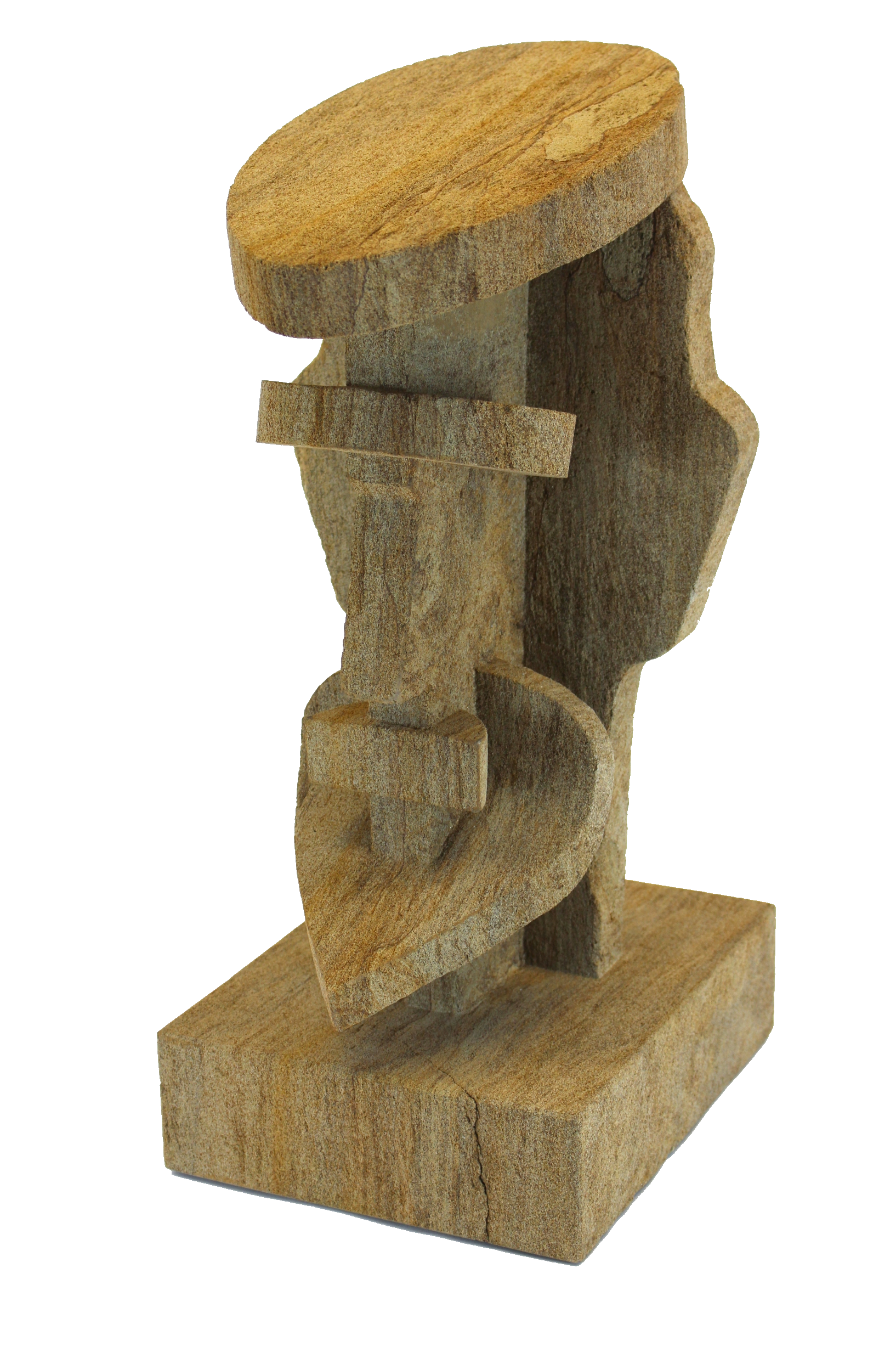 Steinskulptur Porträt Ansicht 09