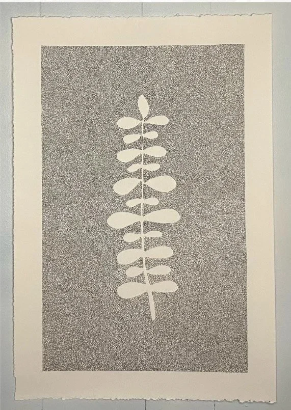 Botanical Two
15" x 22"
ink on cream Stonehenge paper