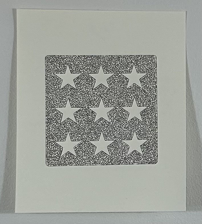 Nine Stars
ink on Stonehenge paper
