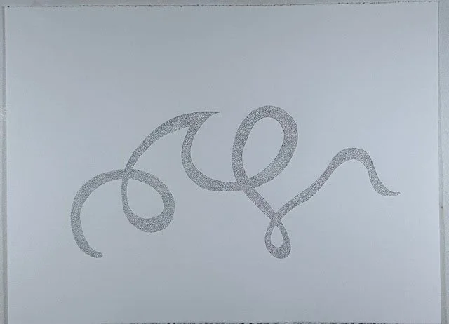 Gesture One 
ink on Stonehenge paper
30" x 22"