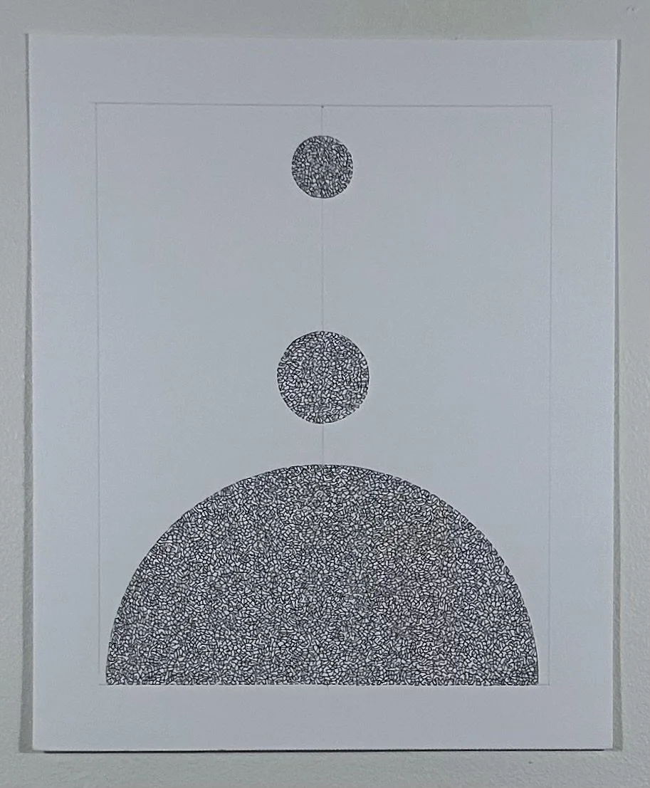 Part of the Circle Series
Pen and ink and pencil on Bristol paper
14" x 17"