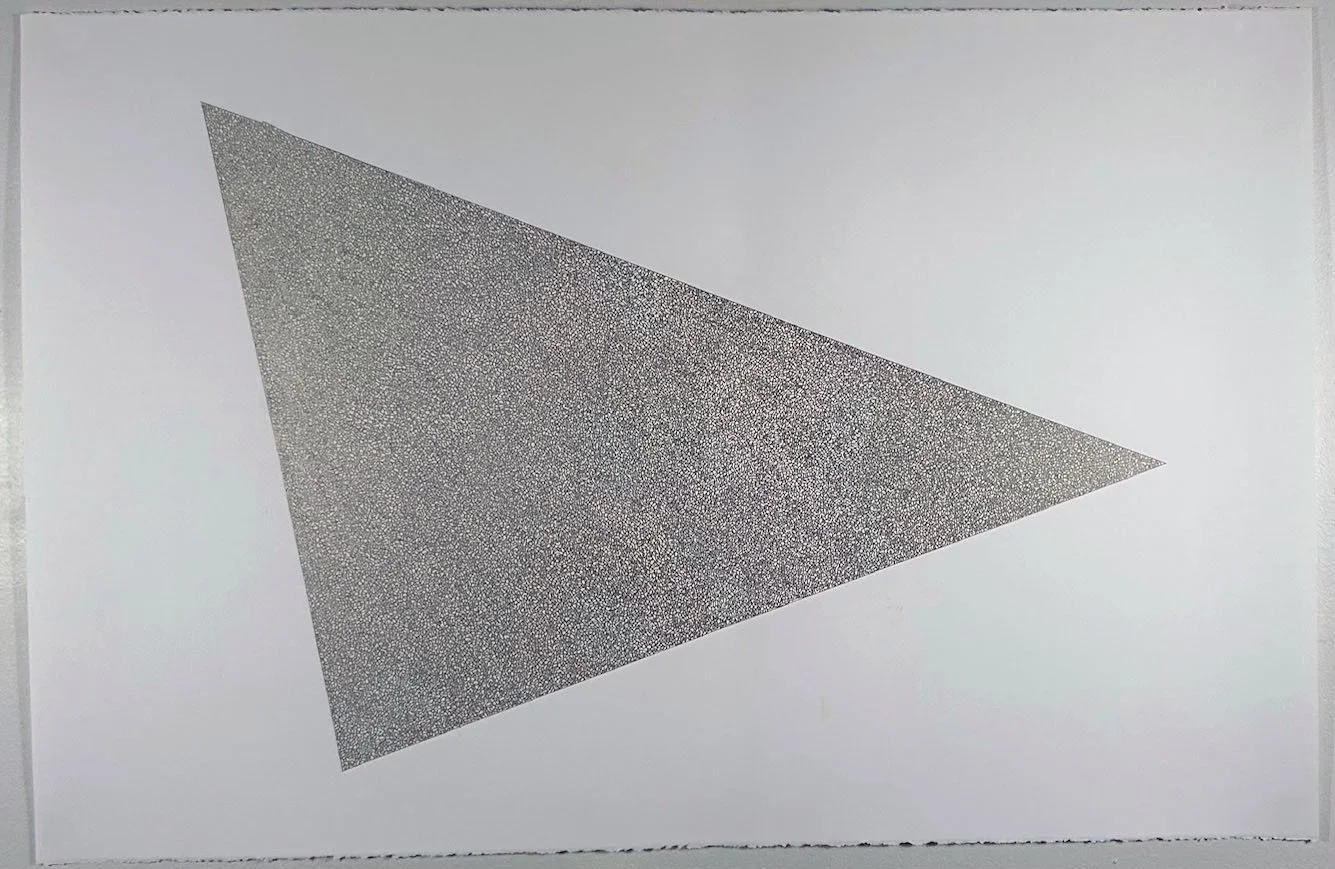 Bronze Triangle
40" x 26"
ink on Stonehenge paper