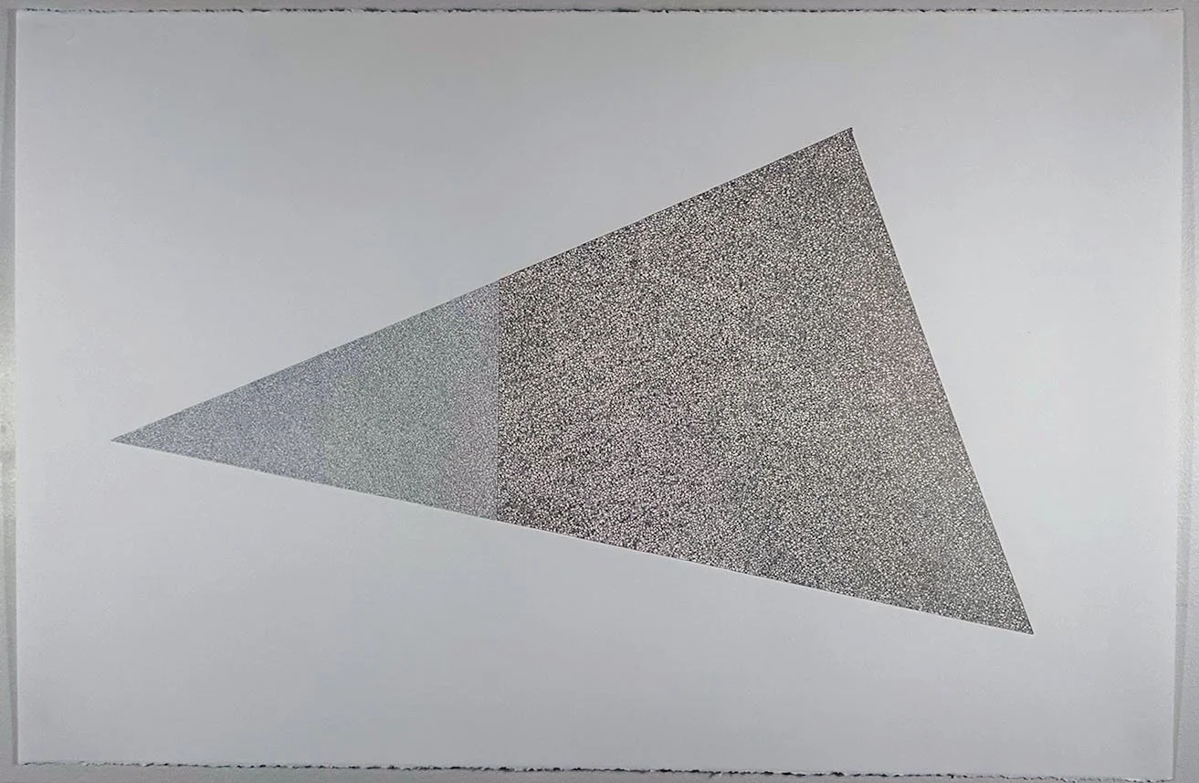 Silver and Bronze Triangle
ink on Stonehenge paper
40" w x 26" h

currently framed