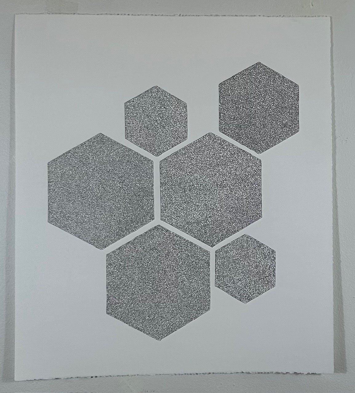 Group of Hexagons
ink on Stonehenge paper