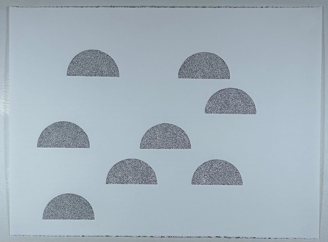 Medium Semi-Circles
30" x 22"
ink on Stonehenge paper