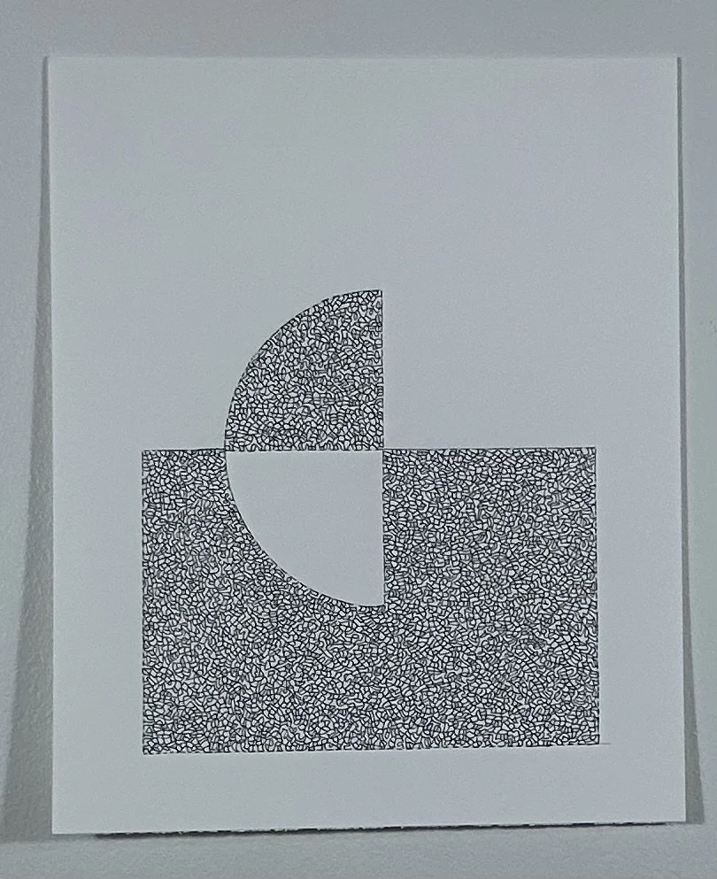 Semi Circle Notan
11" x 14"
ink on Stonehenge paper