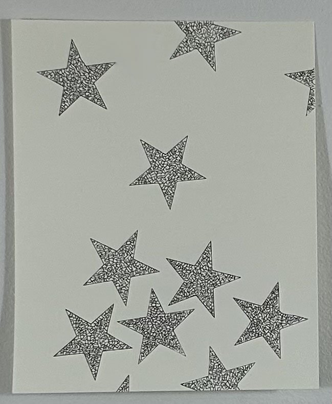 Falling Stars
ink on Stonehenge paper