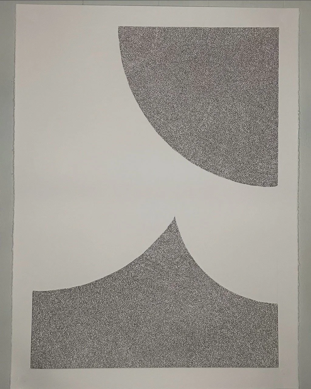 Curves 
ink on Stonehenge paper
22" x 30"