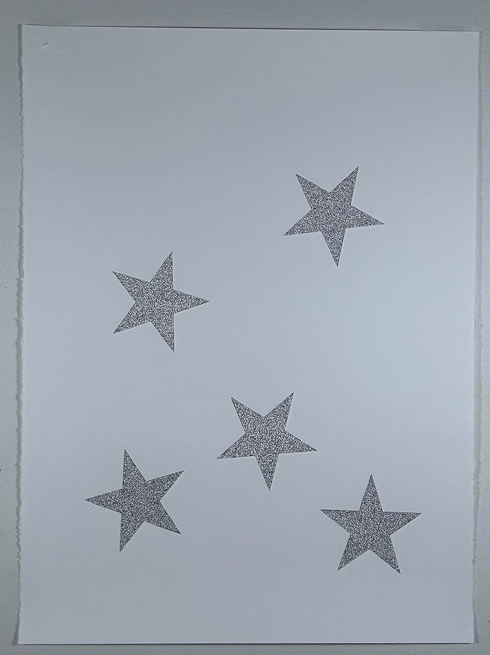 Stars
ink on Stonehenge paper
22" x 30"