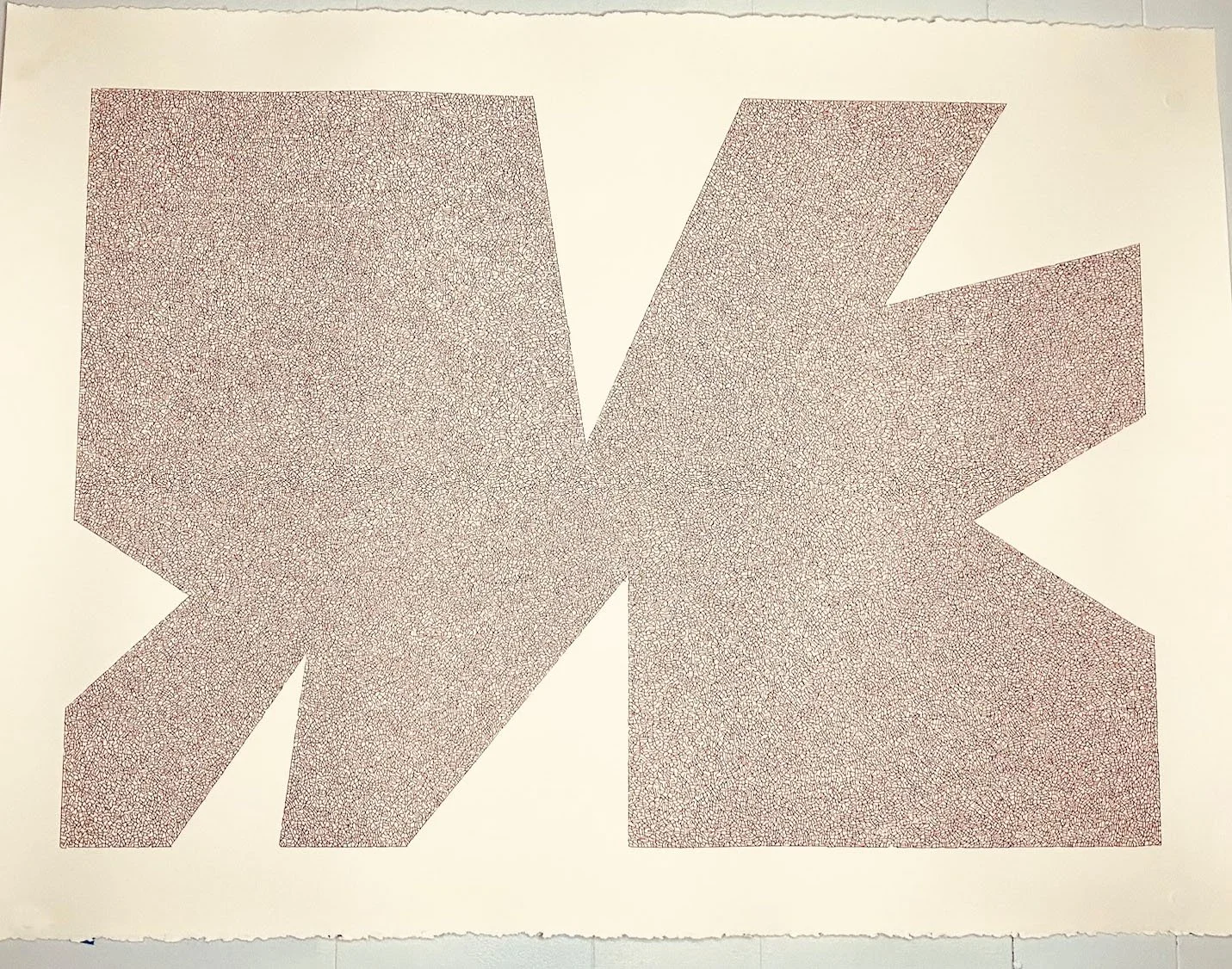 Red Two
ink on cream Stonehenge paper
30" x 22"