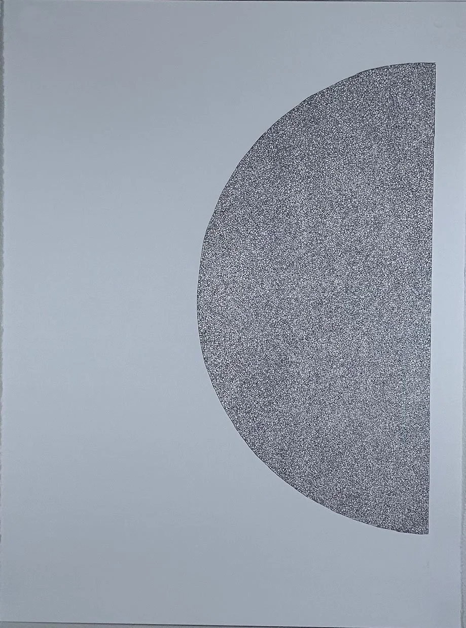 Half Circle
22" x 30" 
ink on Stonehenge paper
