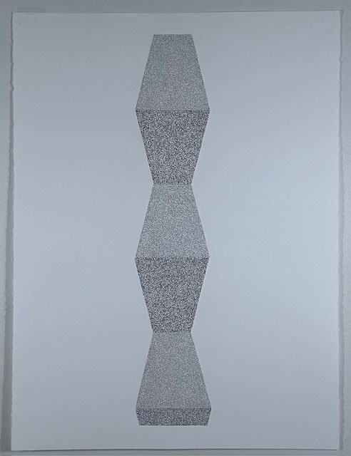 Brancusi Homage
ink on Stonehenge paper
22" x 30"
