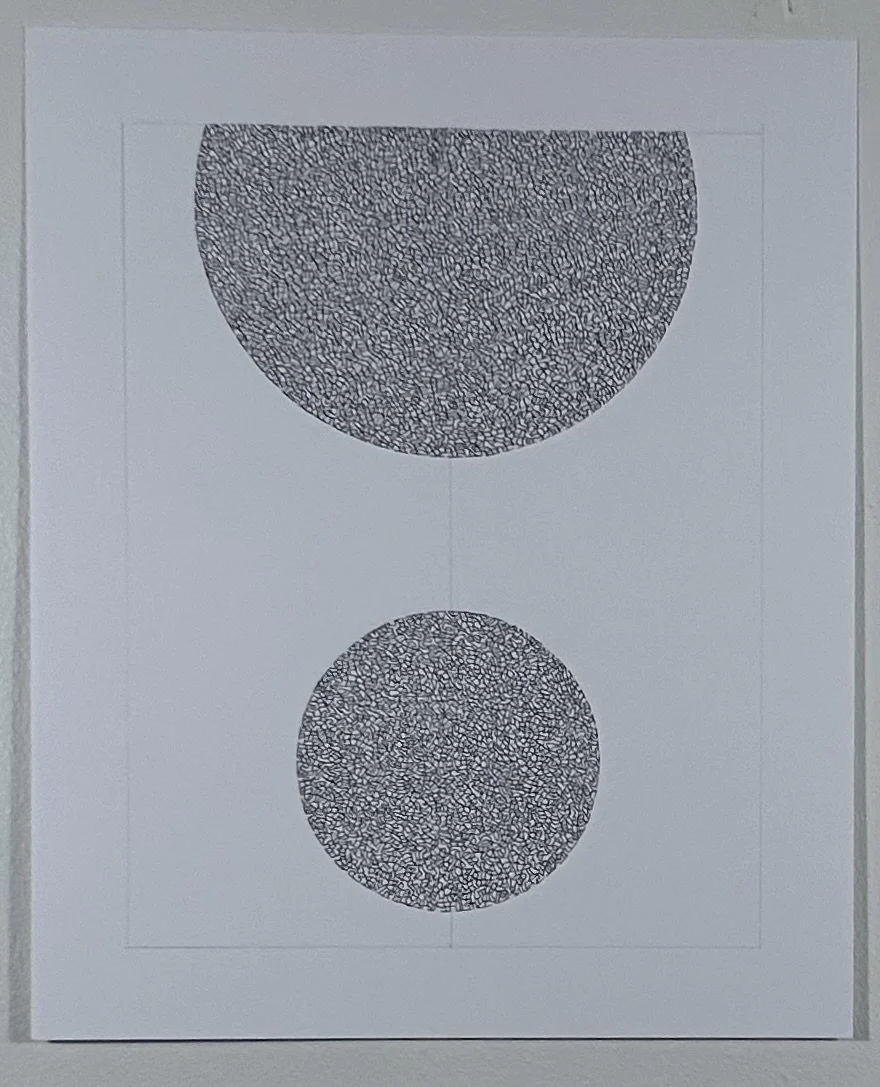 Part of the Circle Series
Pen and ink and pencil on Bristol paper
14" x 17"