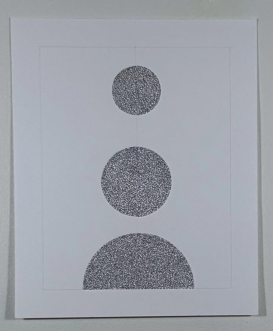 Part of the Circle Series
Pen and ink and pencil on Bristol paper
14" x 17"